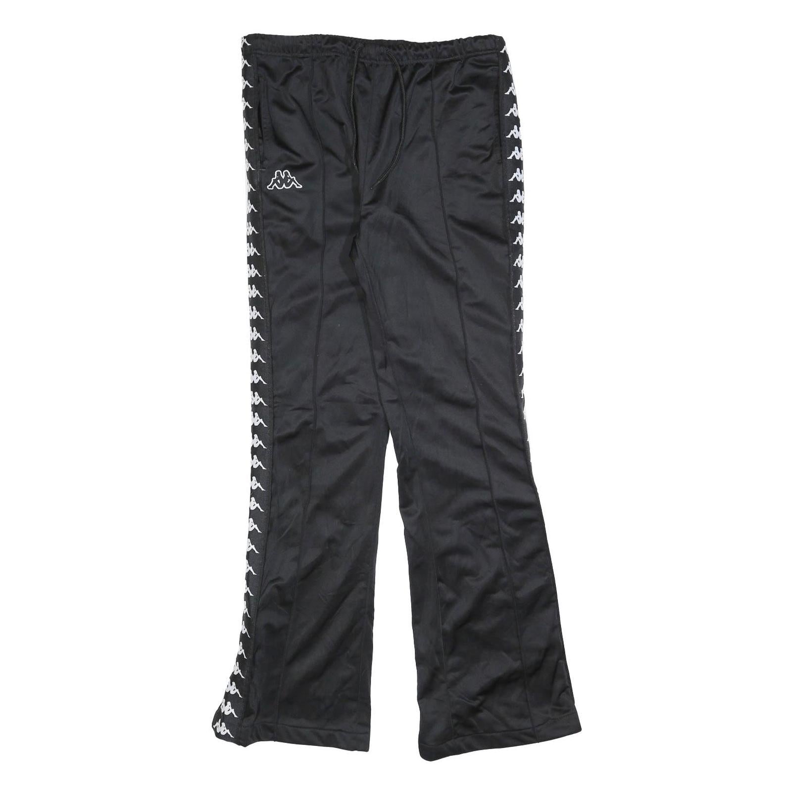 Buy KAPPA Womens Joggers Black White Logo L W32 L32 Track Pants Slim Tapered Refurbished - $25.99 KAPPA Womens Joggers Black White Logo L W32 L32 Track Pants Slim Tapered Refurbished - N/A refurbished available on Cerqular