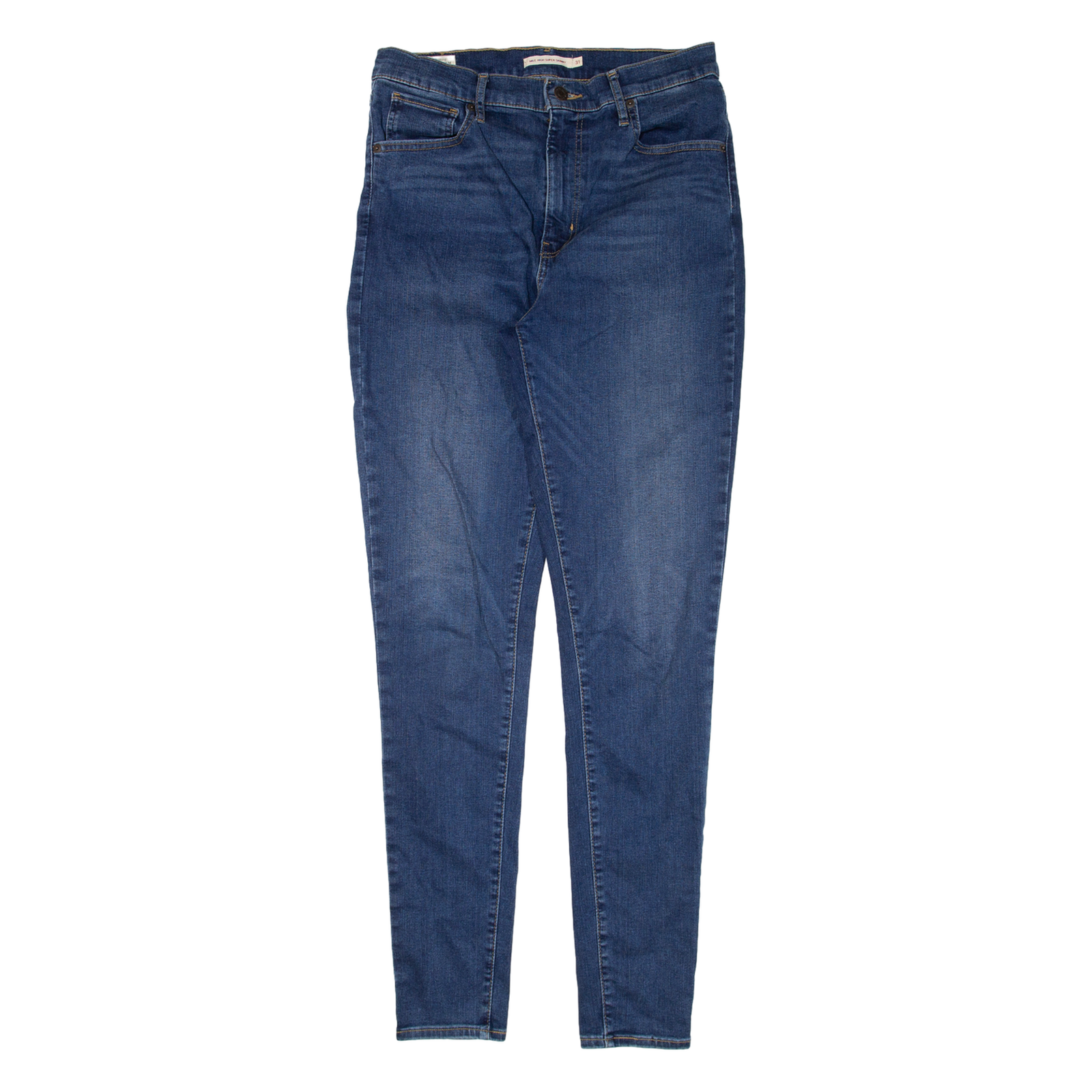 LEVI'S Mile High BIG E Womens Jeans Blue Slim Skinny W31 L32 Refurbished - N/A refurbished available on Cerqular