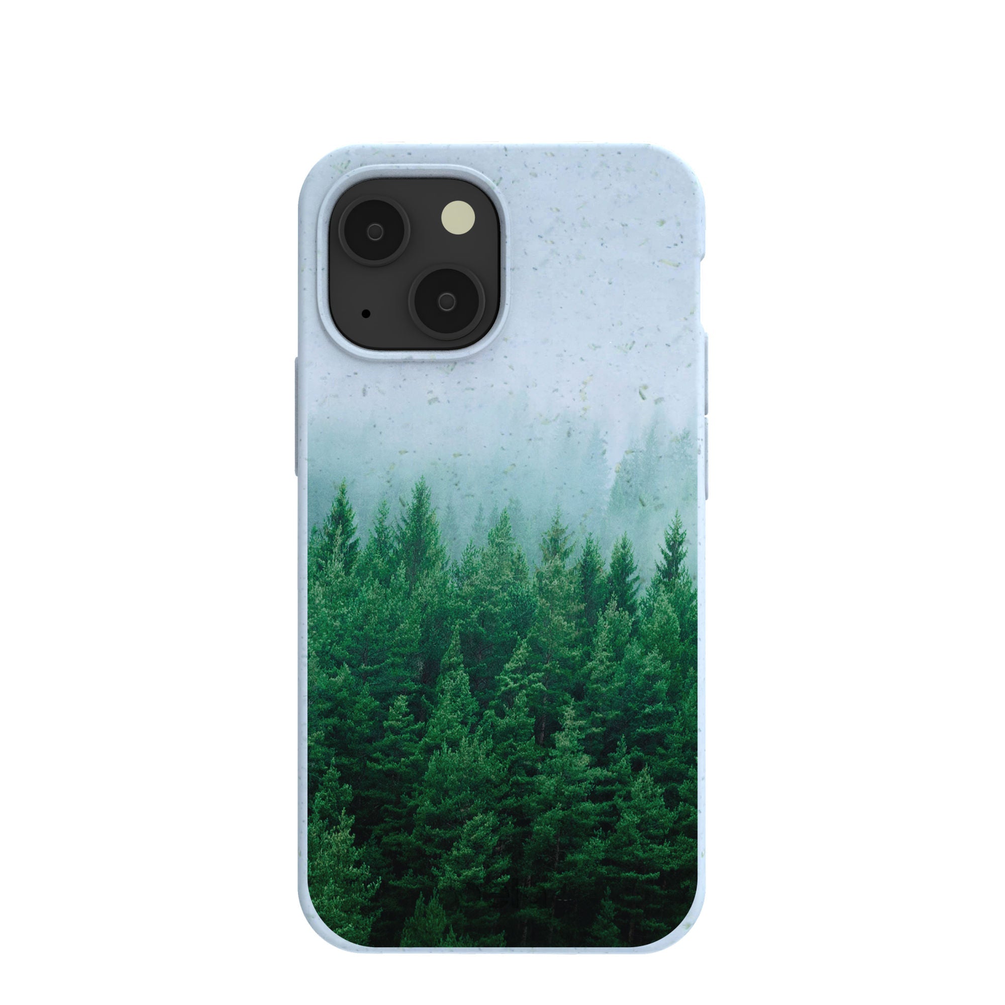 Powder Blue Forest Mist iPhone 13 Mini Case Refurbished - Pela Case refurbished available on Cerqular