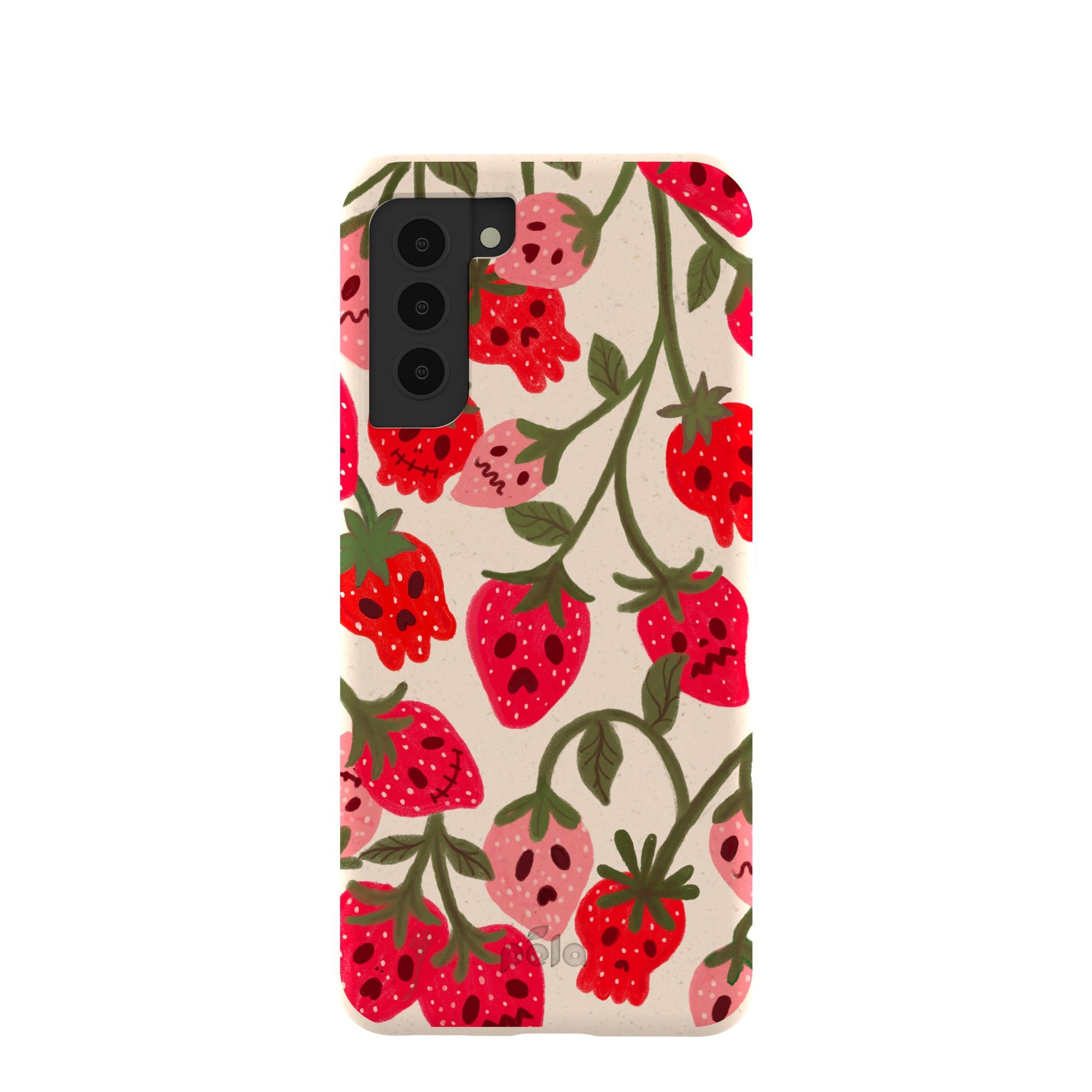 Seashell Strawboories Samsung Galaxy S21 Case Refurbished - Pela Case refurbished available on Cerqular