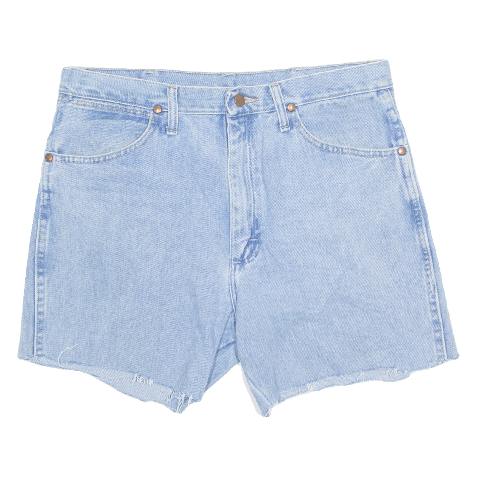 WRANGLER Womens Denim Shorts Blue M W32 Refurbished - N/A refurbished available on Cerqular