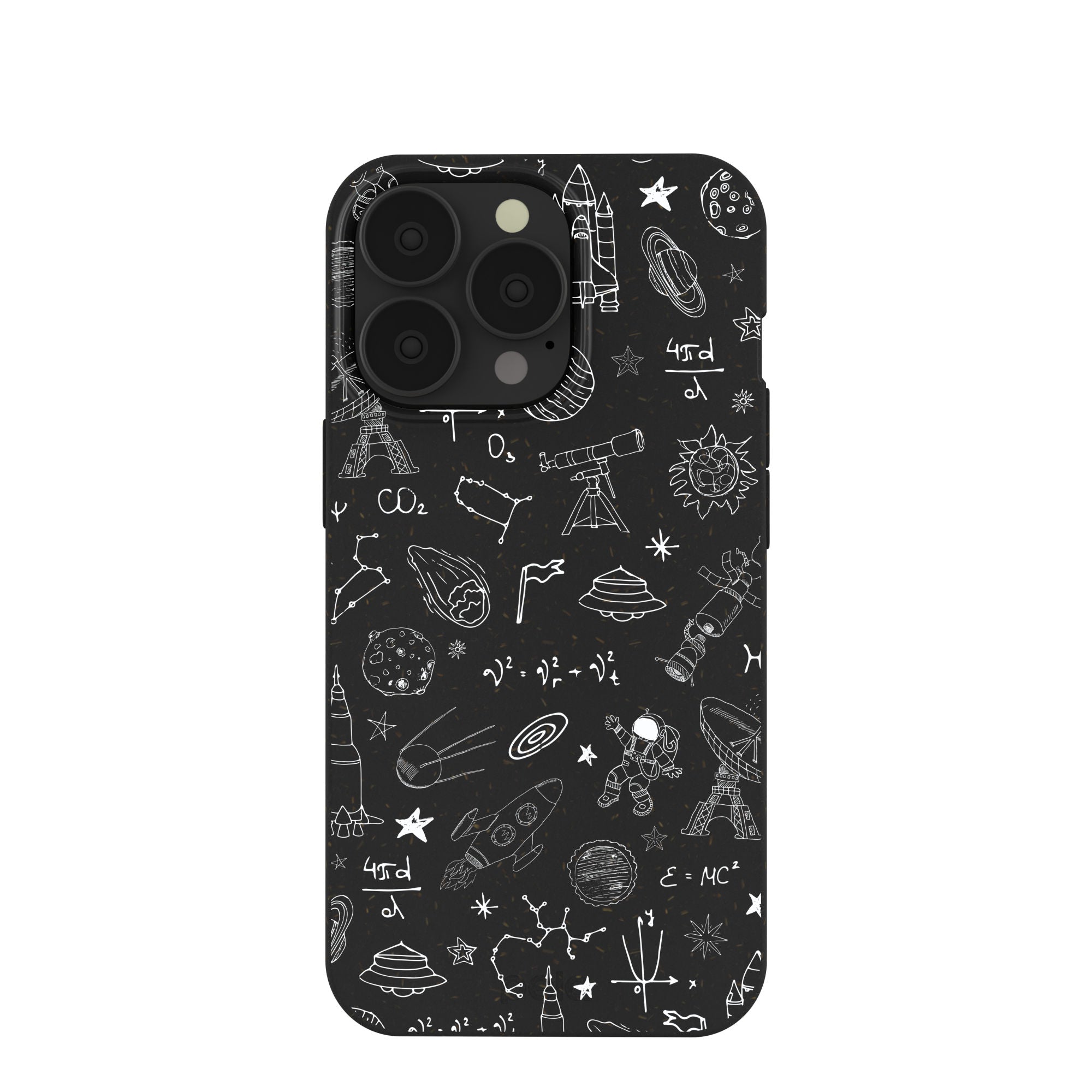 Black Astronomy iPhone 13 Pro Case Refurbished - Pela Case refurbished available on Cerqular