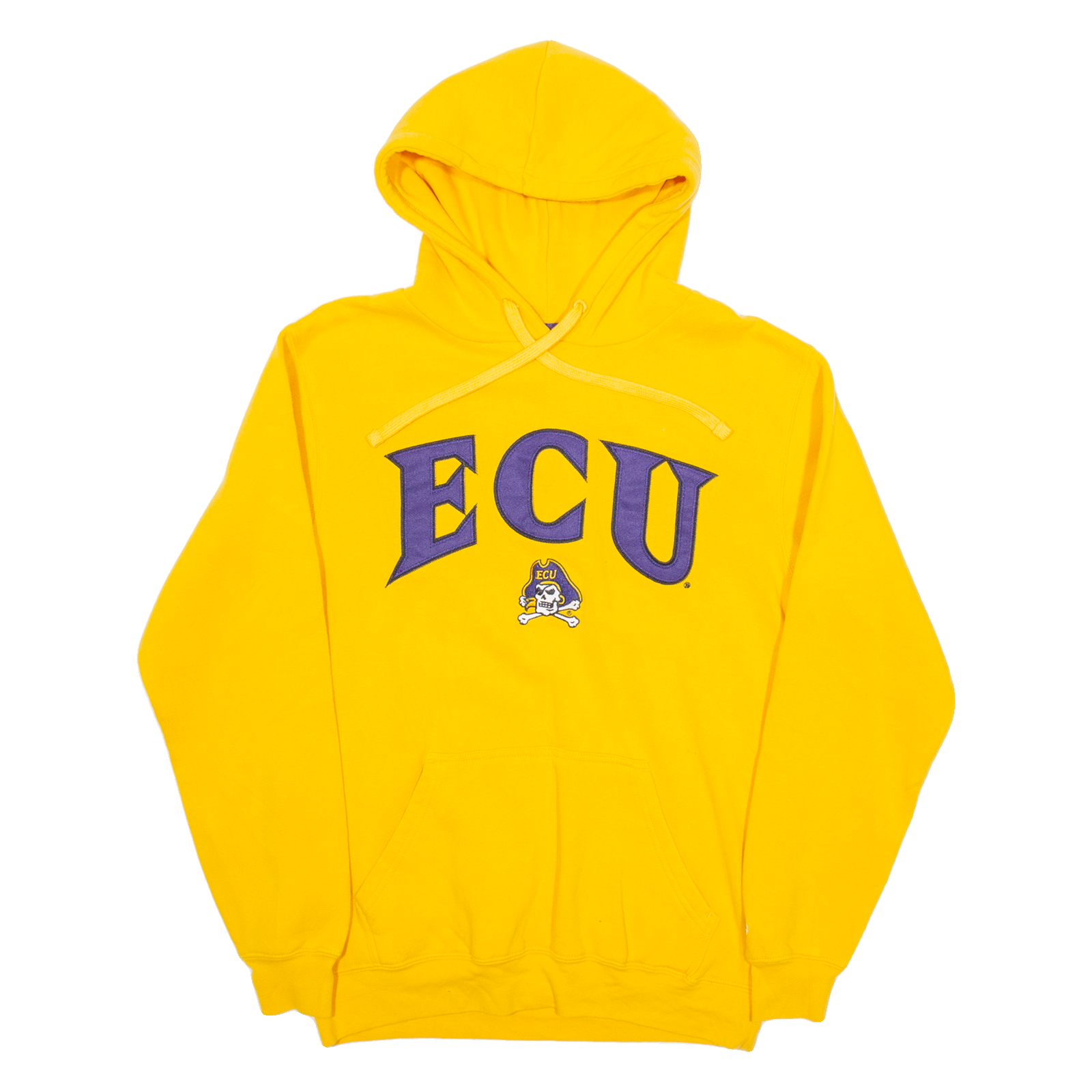 CHAMPION ECU Mens Yellow Hoodie USA S Refurbished - N/A refurbished available on Cerqular