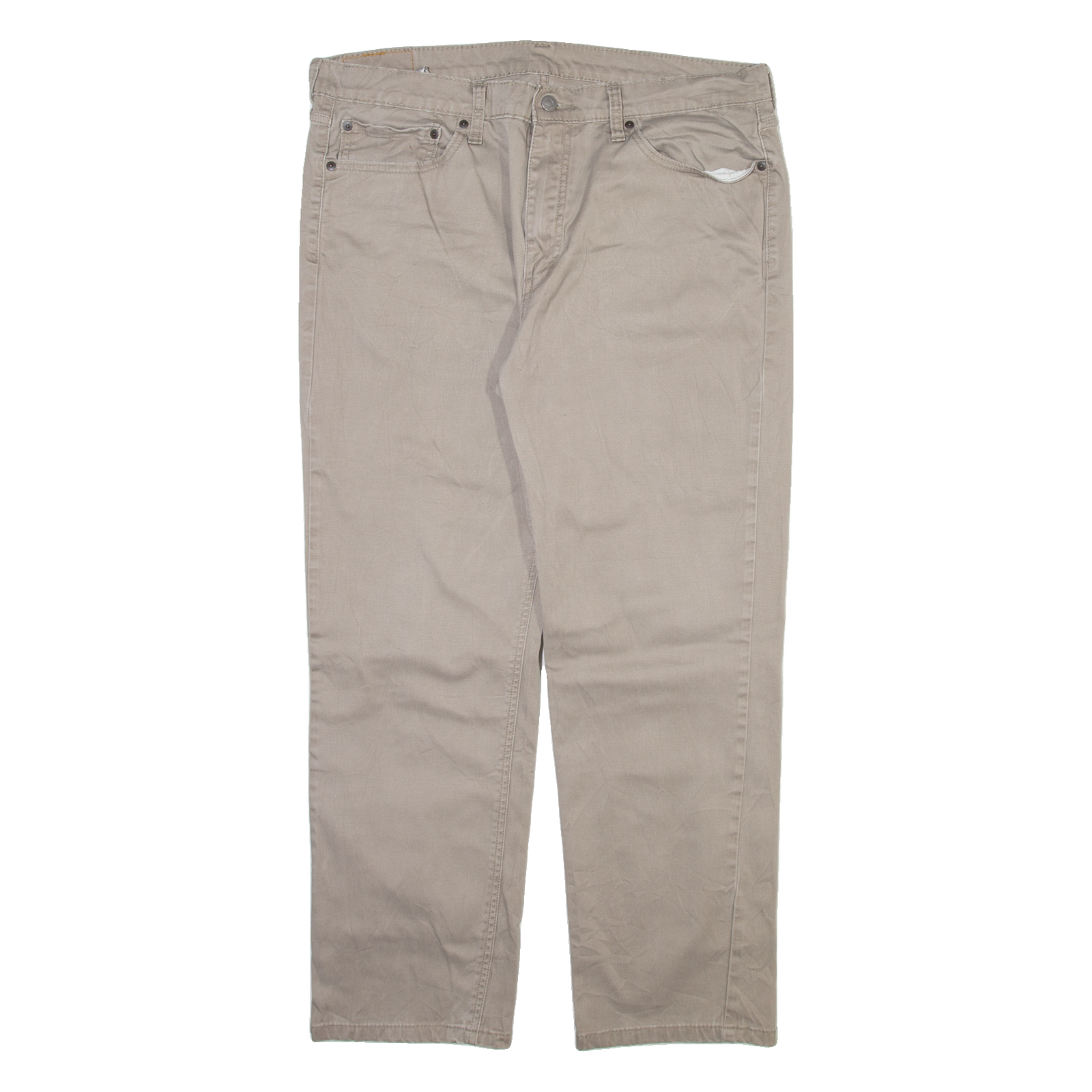 LEVI'S 541 Mens Trousers Beige Regular Straight W37 L30 Refurbished - N/A refurbished available on Cerqular