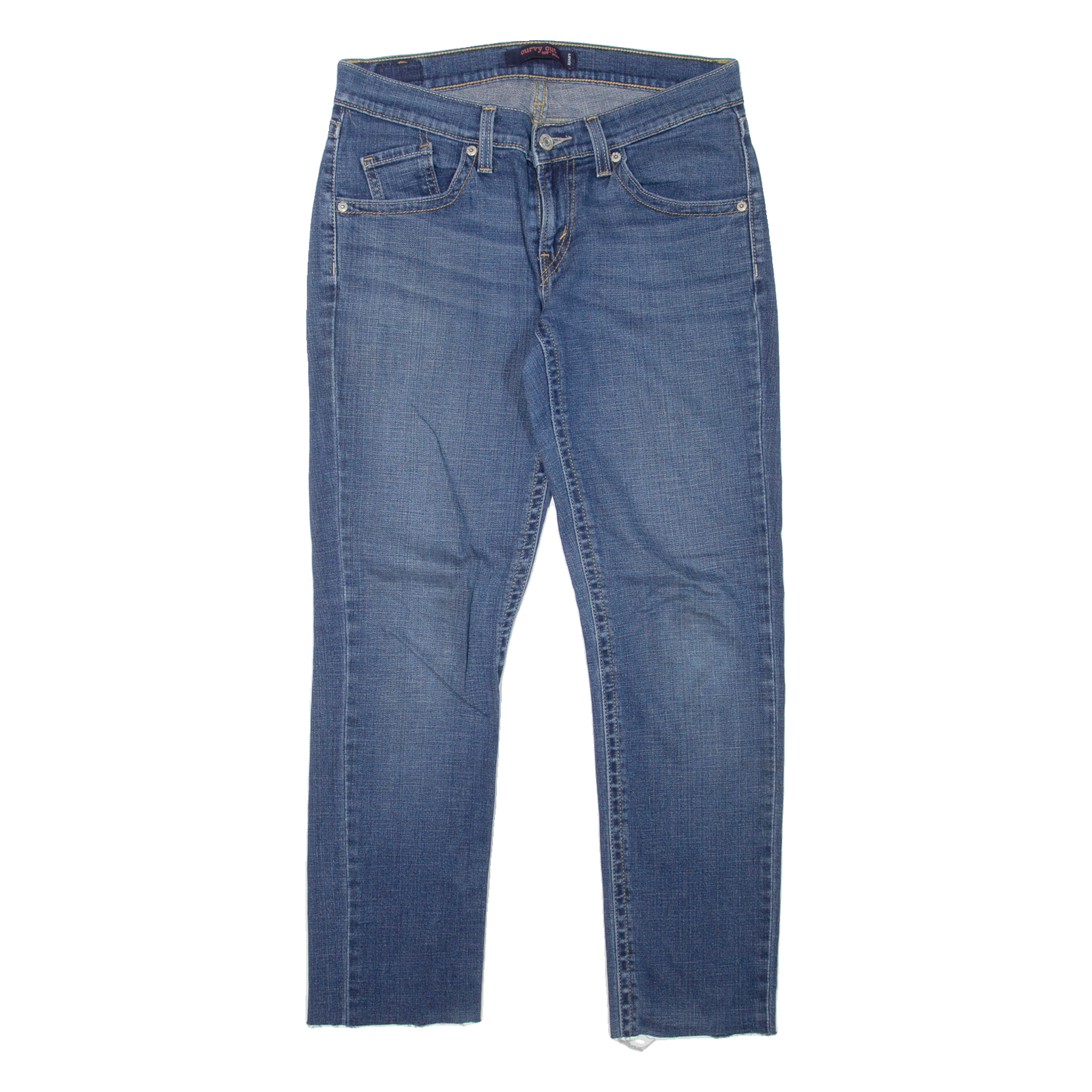 LEVI'S 528 Curvy Cut Womens Jeans Blue Slim Tapered Stone Wash W29 L27 Refurbished - N/A refurbished available on Cerqular