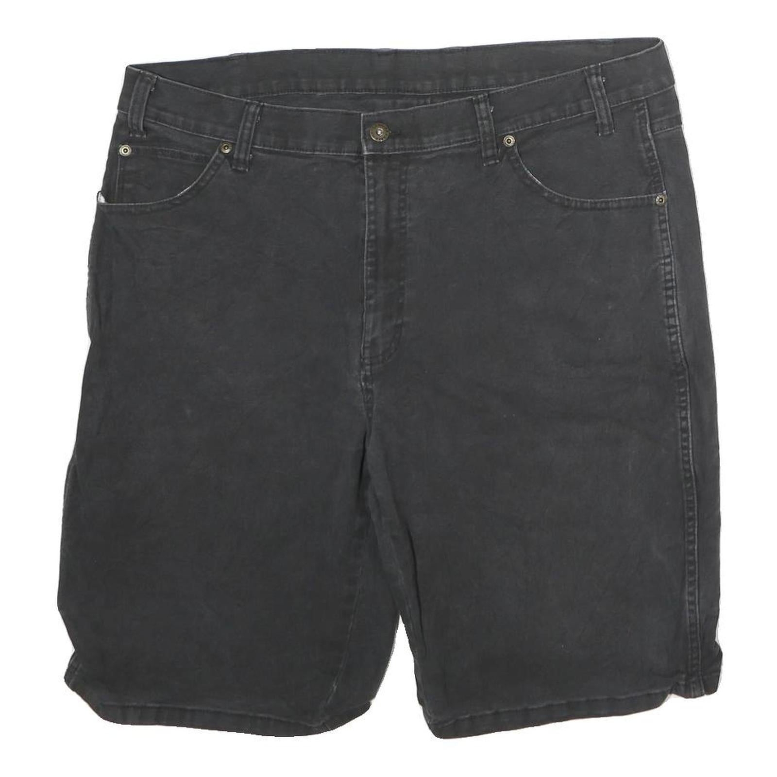 DICKIES Mens Black Cargo Shorts XL W40 Workwear Cotton Casual Refurbished - N/A refurbished available on Cerqular