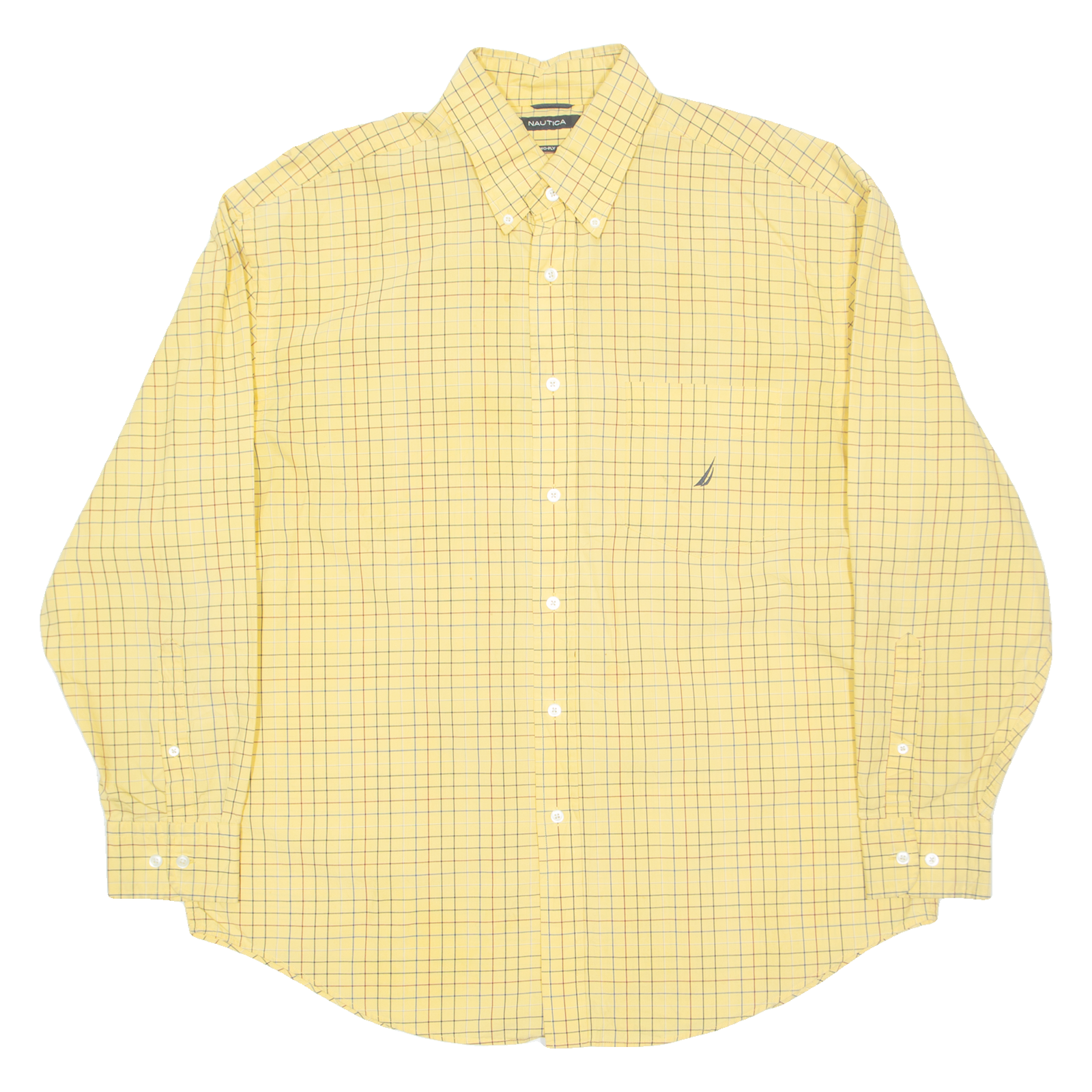 Buy NAUTICA Mens Shirt Yellow Check Long Sleeve XL Refurbished - $23.39 NAUTICA Mens Shirt Yellow Check Long Sleeve XL Refurbished - N/A refurbished available on Cerqular