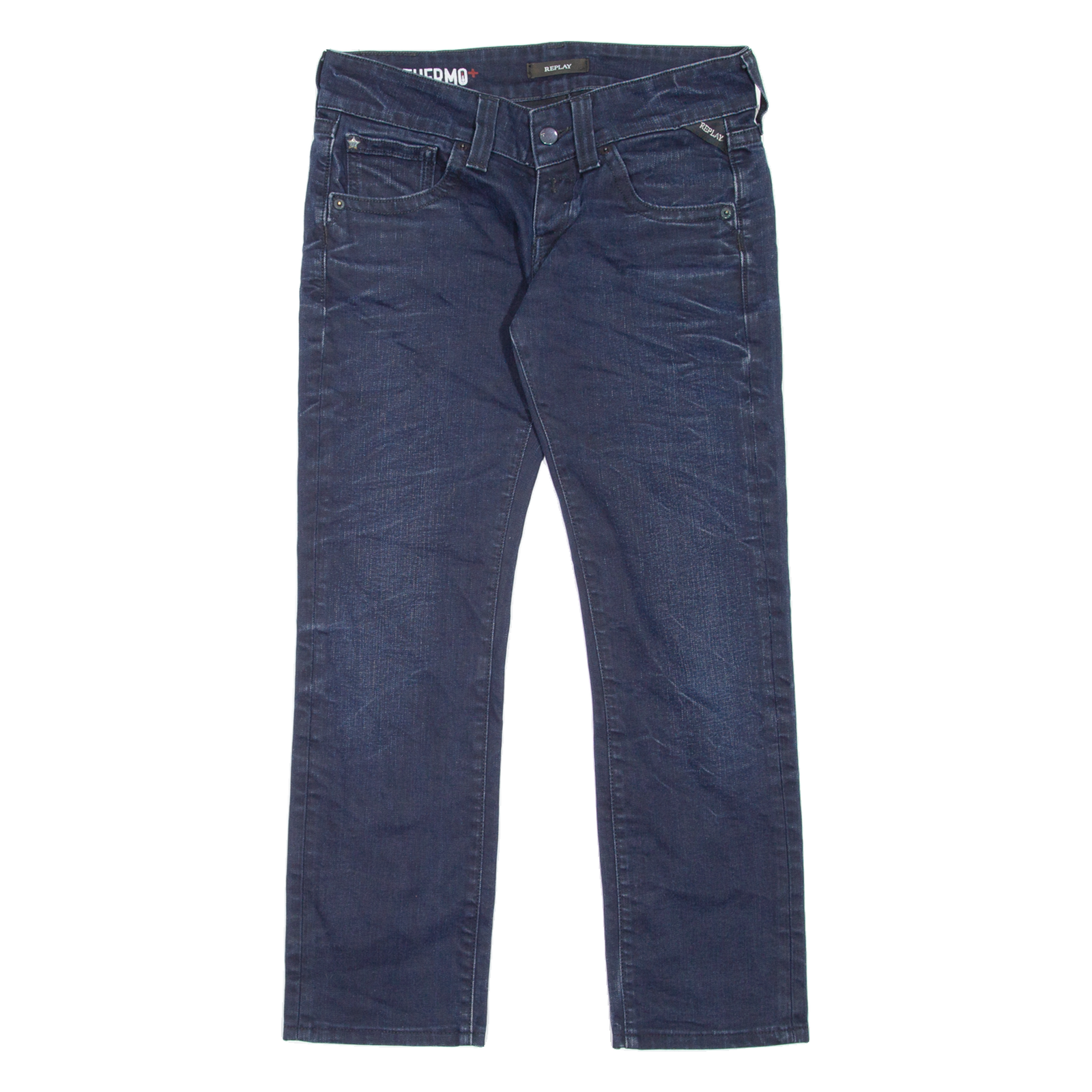REPLAY New Swenfani Womens Jeans Blue Regular Straight W30 L27 Refurbished - N/A refurbished available on Cerqular