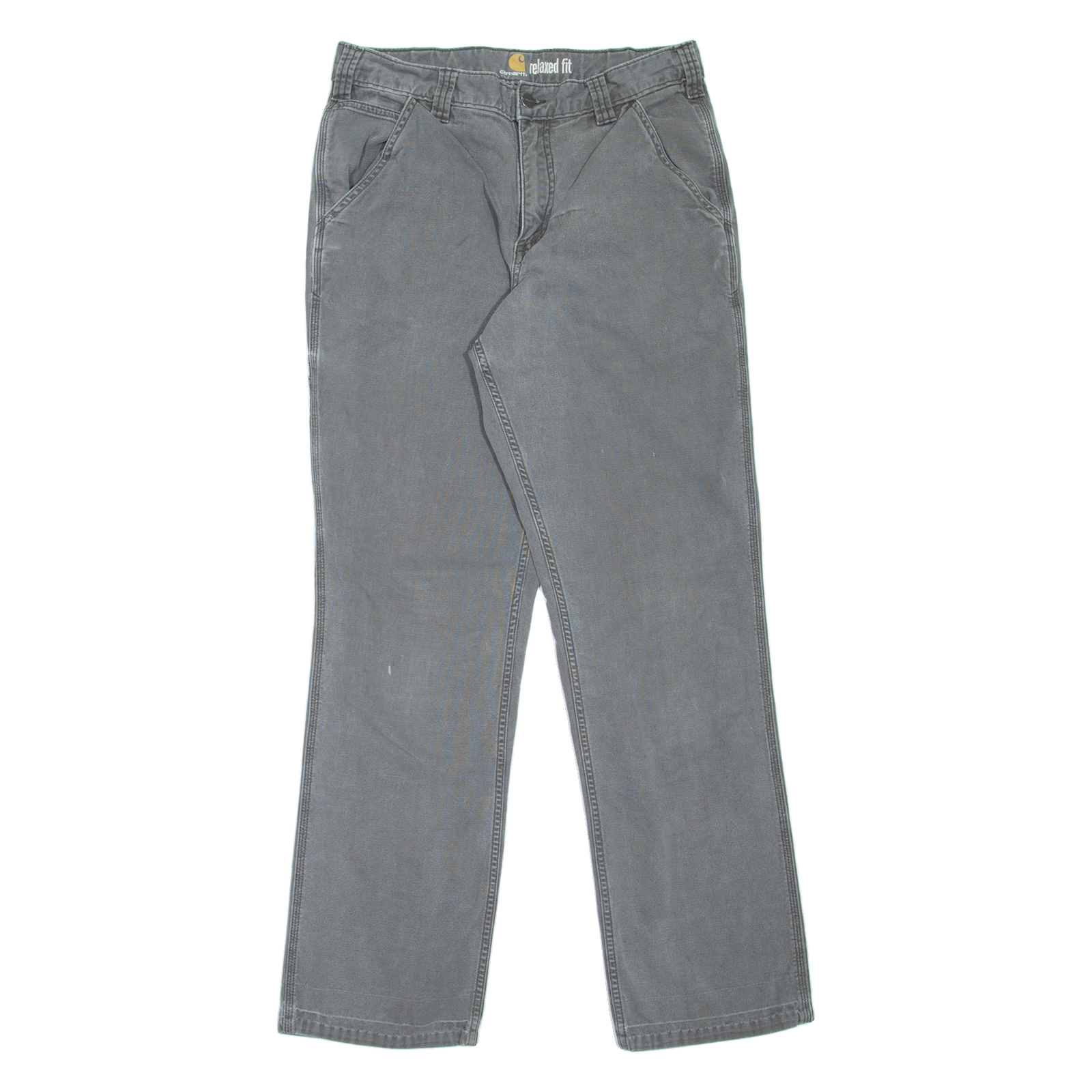 CARHARTT Workwear Mens Trousers Grey Relaxed Tapered W32 L32 Refurbished - N/A refurbished available on Cerqular