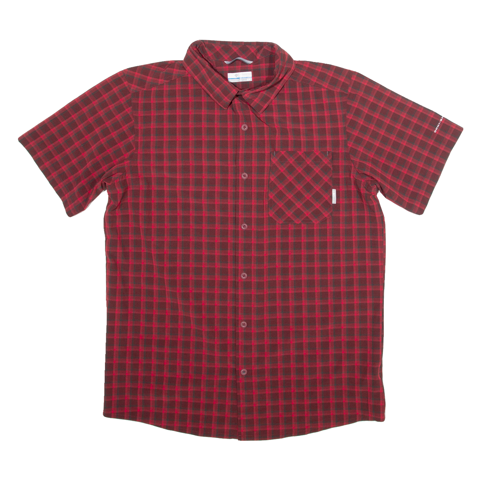 COLUMBIA Mens Shirt Red Check M Refurbished - N/A refurbished available on Cerqular