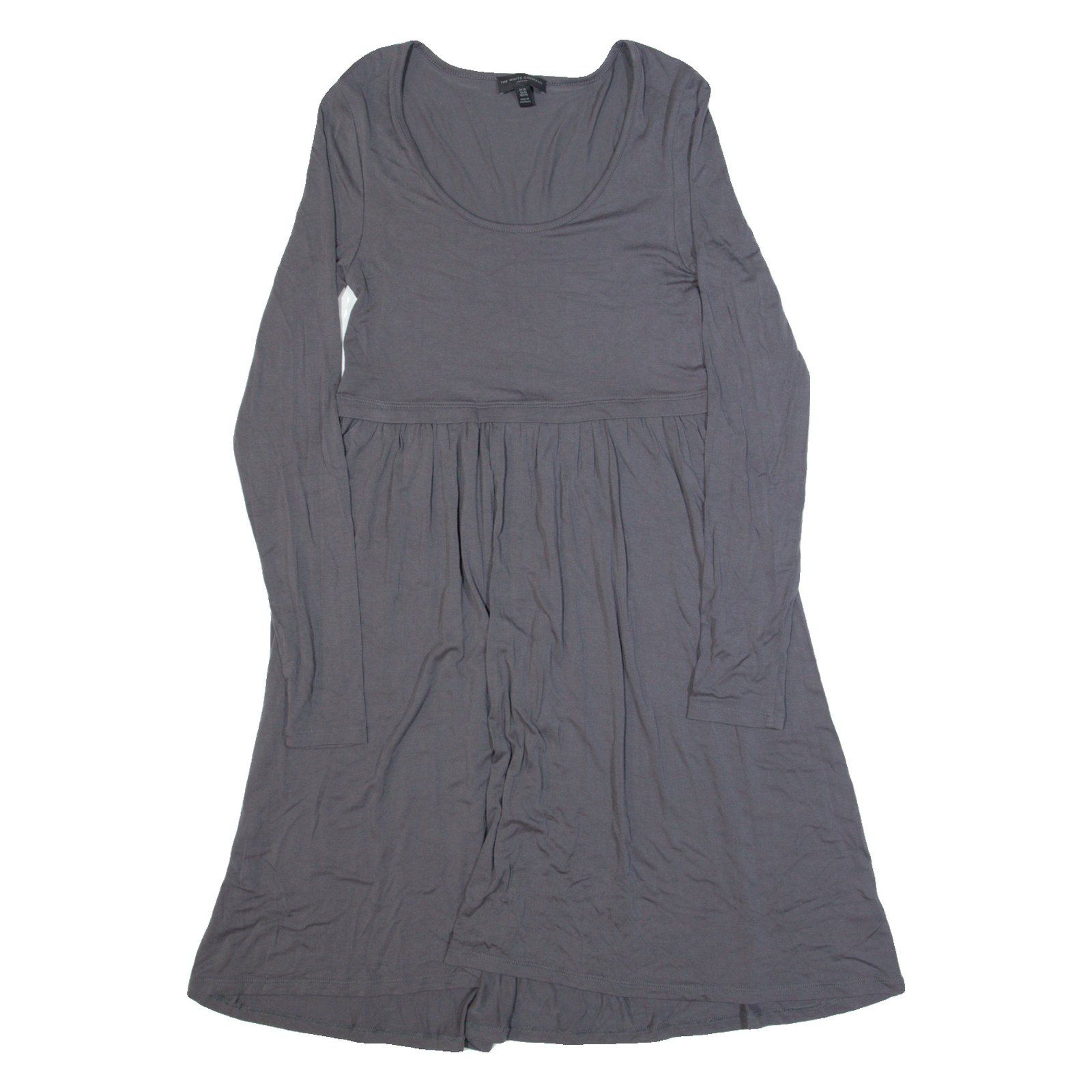 THE WHITE COMPANY Womens A-Line Dress Grey Long Sleeve Knee Length XS Refurbished - N/A refurbished available on Cerqular