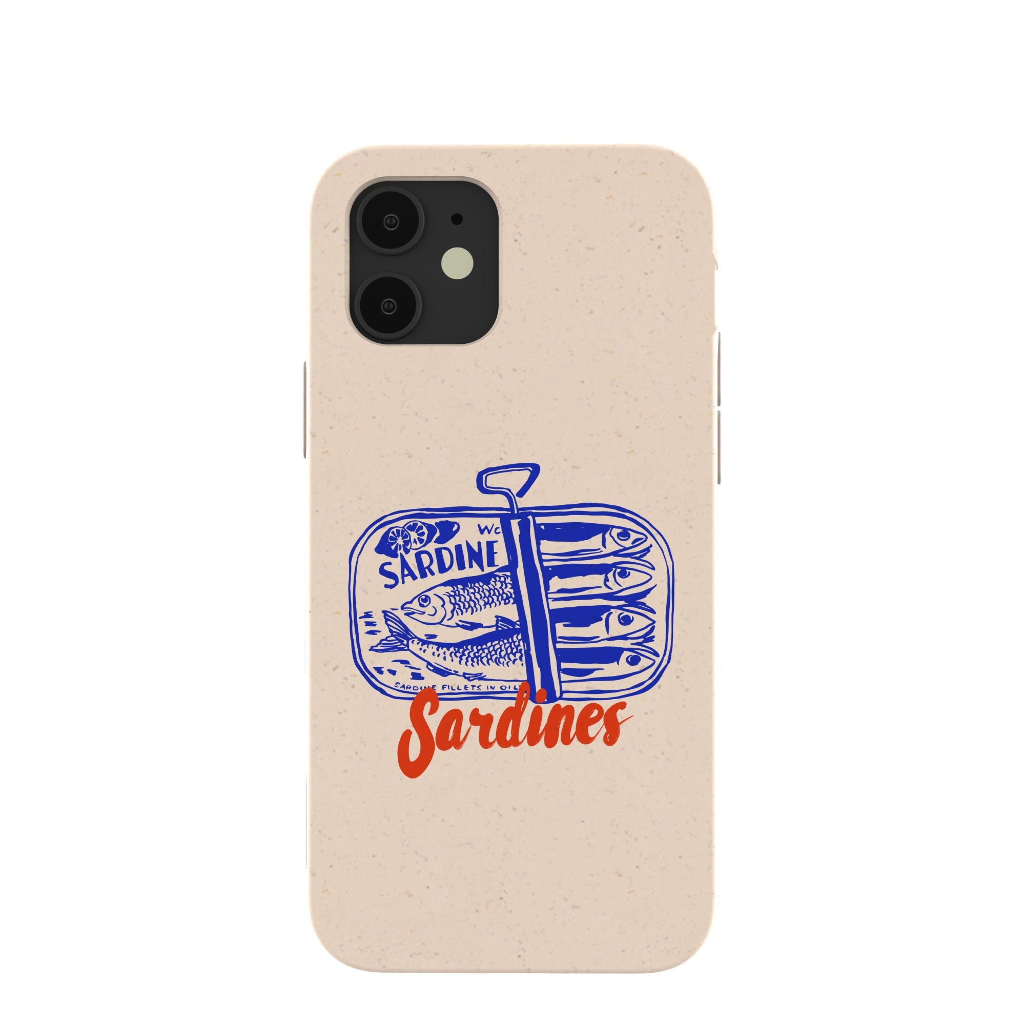 Seashell Sardines iPhone 12/ iPhone 12 Pro Case Refurbished - Pela Case refurbished available on Cerqular
