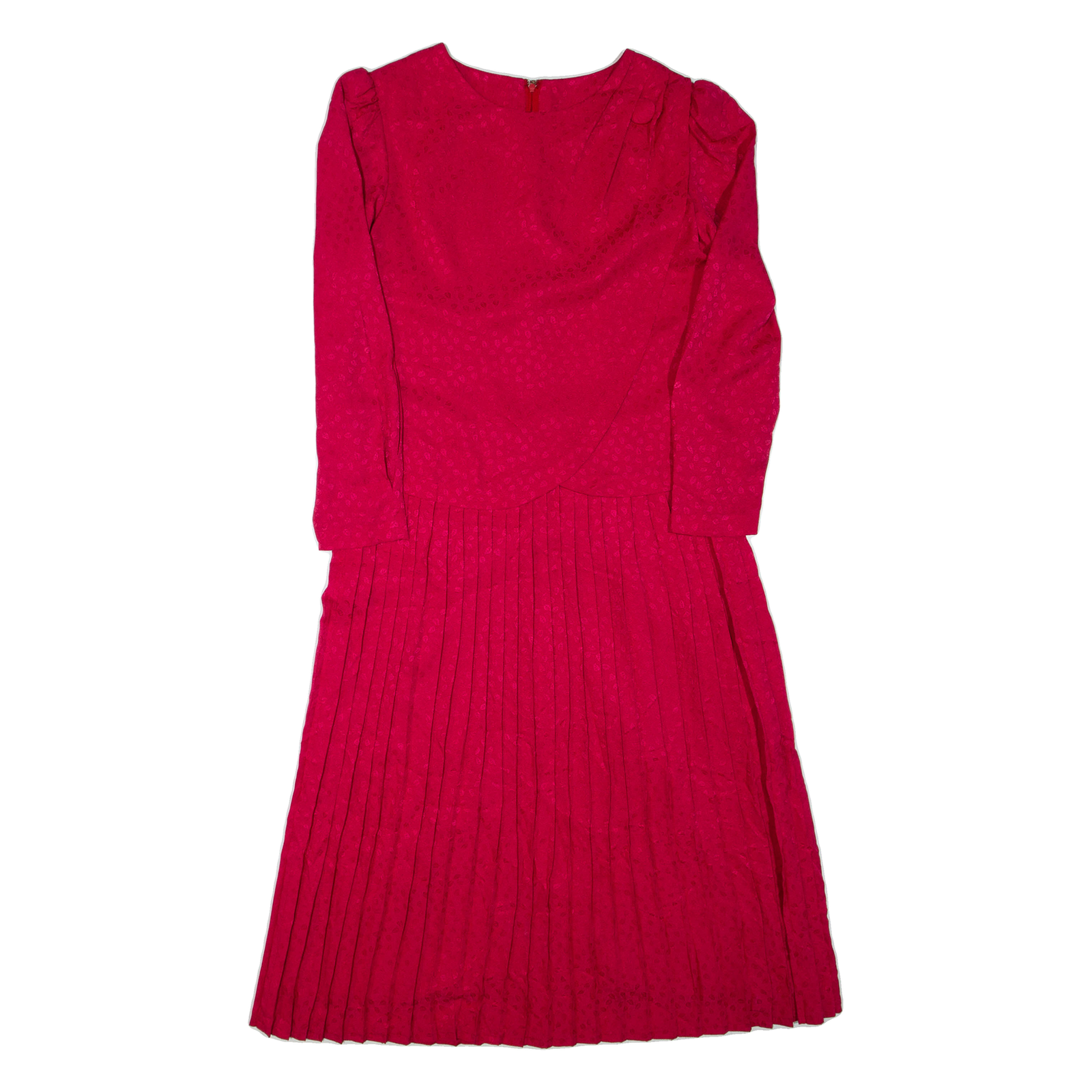 Womens Day Dress Pink Long Sleeve Knee Length L Refurbished - N/A refurbished available on Cerqular