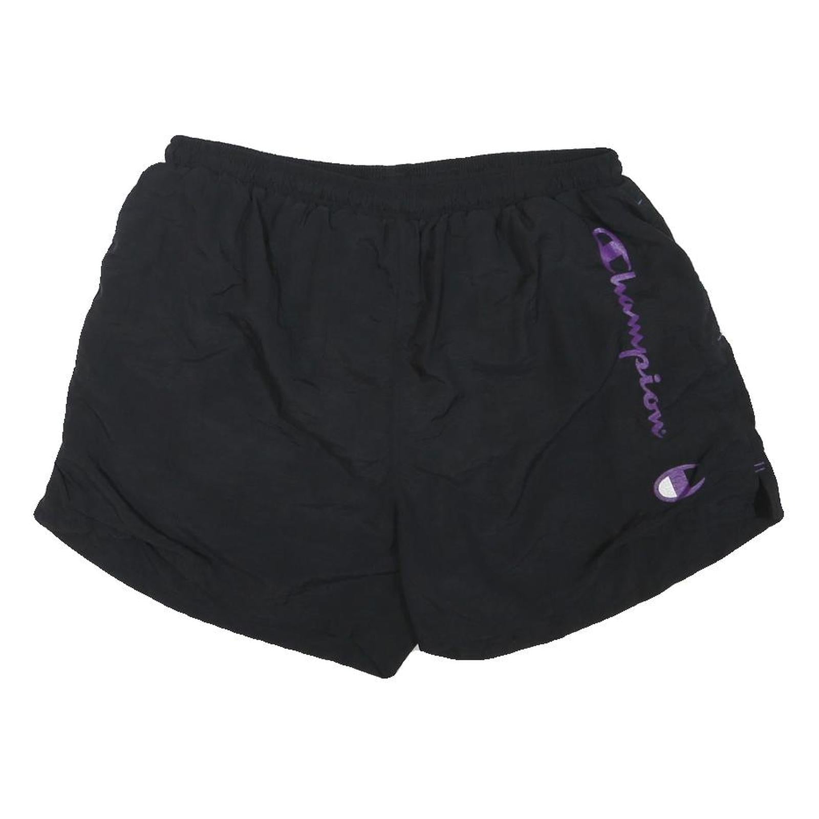 CHAMPION Mens Black Casual Shorts XL W32 Comfortable Lightweight Polyester Refurbished - N/A refurbished available on Cerqular