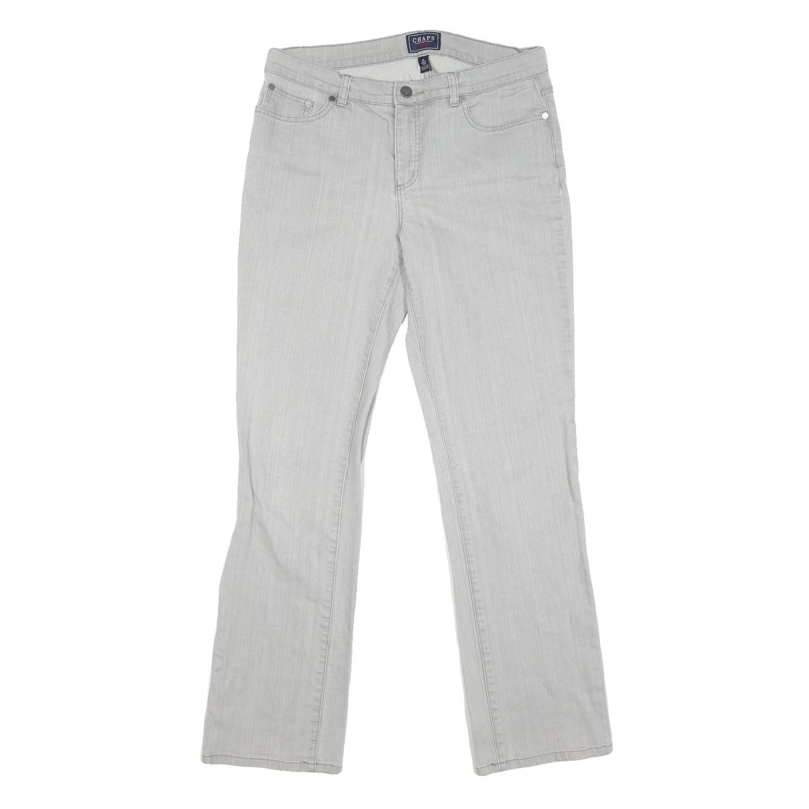 Buy CHAPS Womens Jeans Grey Regular Straight Denim Light W32 L31 Classic Style Zip Refurbished - $33.79 CHAPS Womens Jeans Grey Regular Straight Denim Light W32 L31 Classic Style Zip Refurbished - N/A refurbished available on Cerqular