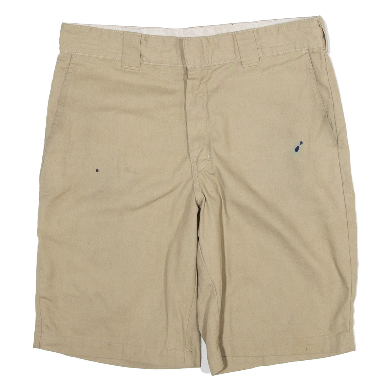 DICKIES Mens Workwear Shorts Beige Relaxed L W36 Refurbished - N/A refurbished available on Cerqular