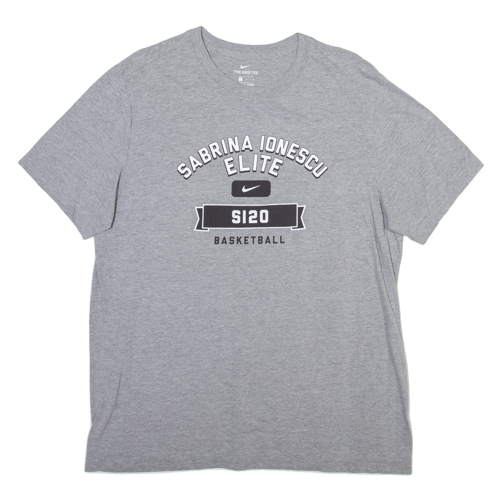NIKE Mens T-Shirt Grey L Refurbished - N/A refurbished available on Cerqular