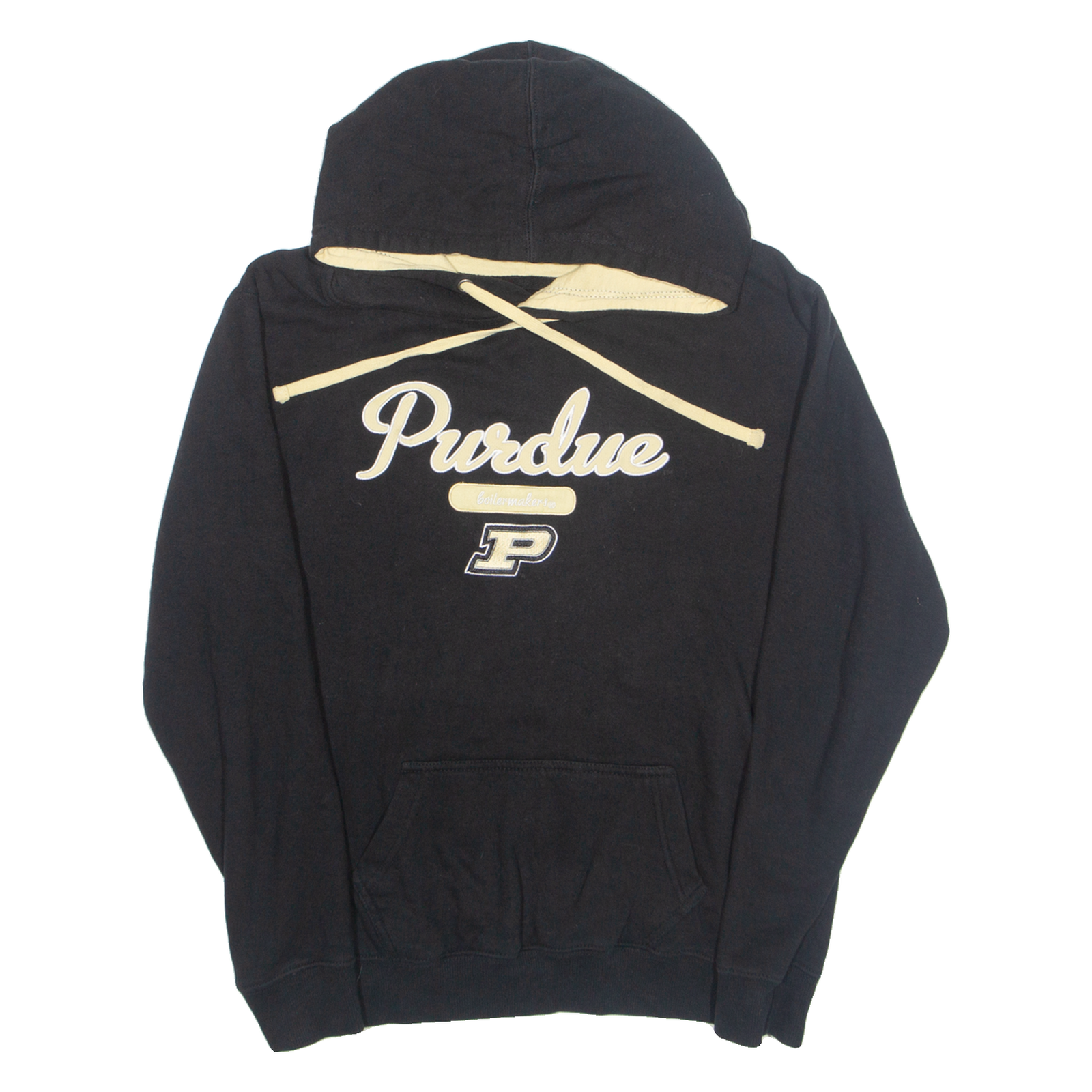 STADIUM ATHLETES Purdue Boilermakers Football Team Mens Black Hoodie 90s USA M Refurbished - N/A refurbished available on Cerqular