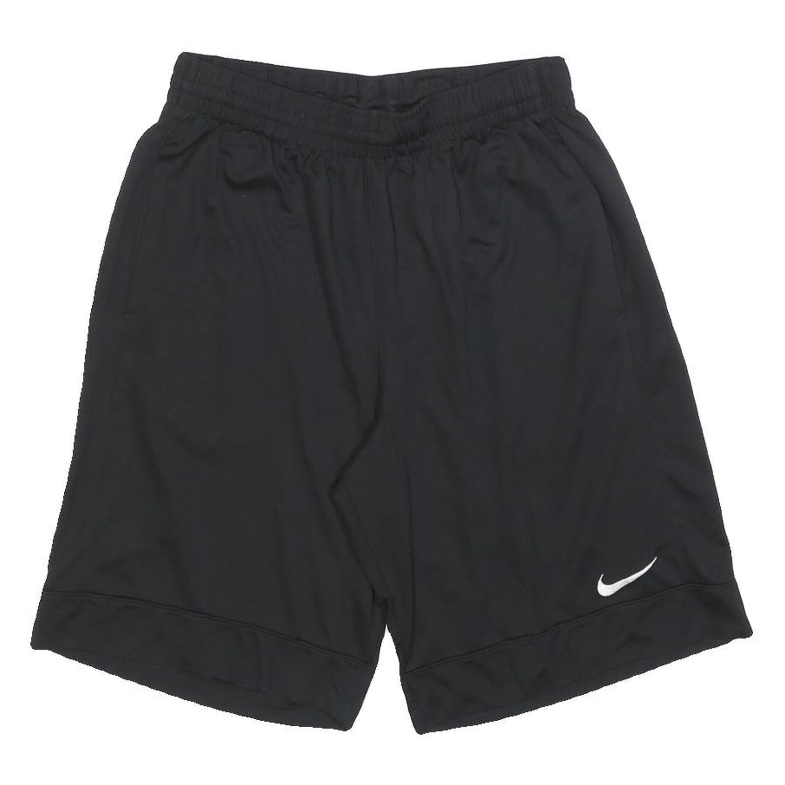 NIKE Mens Black Sports Shorts M W28 Lightweight Polyester Athletic Refurbished - N/A refurbished available on Cerqular