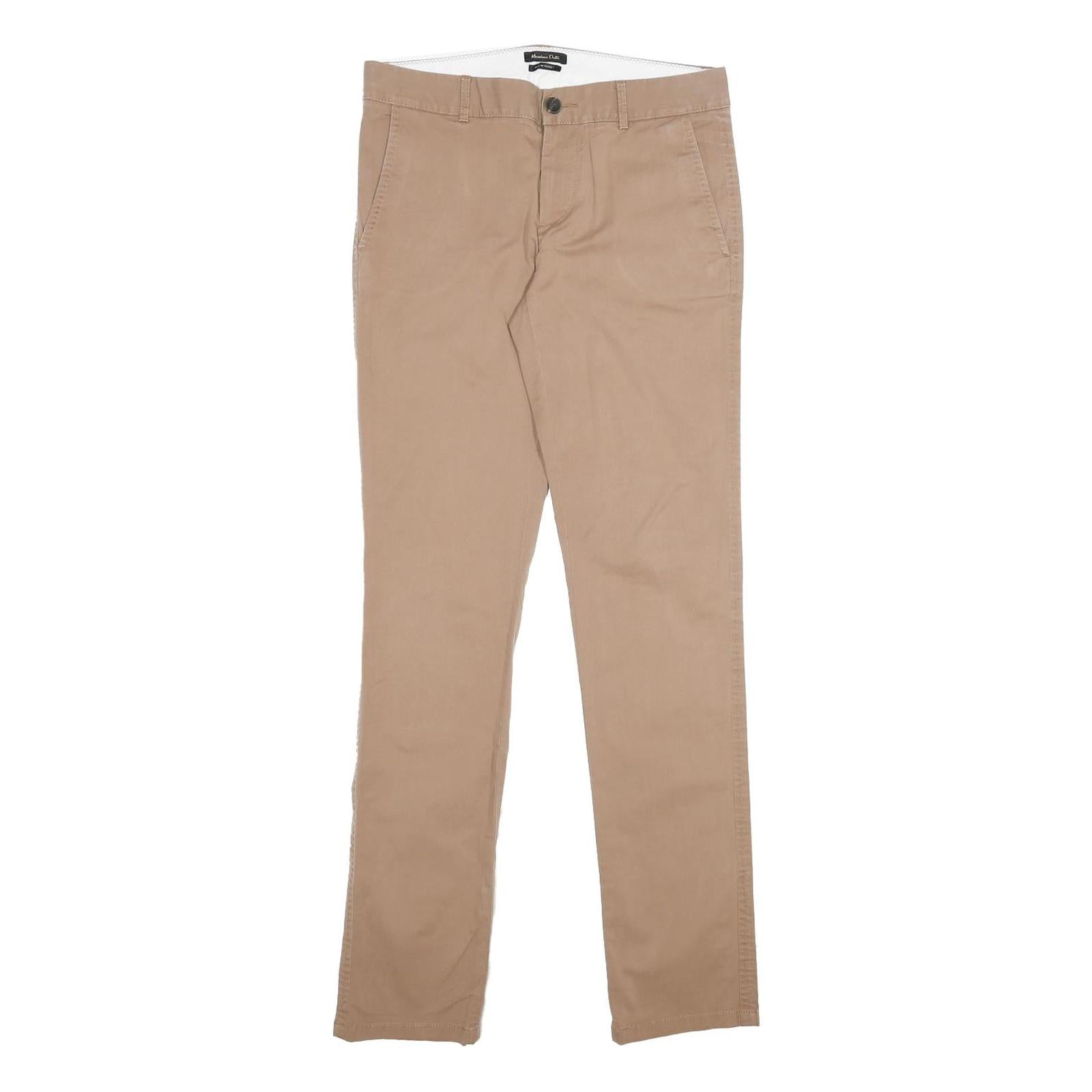 Buy MASSIMO DUTTI Womens Cotton Blend Beige Slim Straight Trousers W29 L30 Casual Refurbished - $33.79 MASSIMO DUTTI Womens Cotton Blend Beige Slim Straight Trousers W29 L30 Casual Refurbished - N/A refurbished available on Cerqular