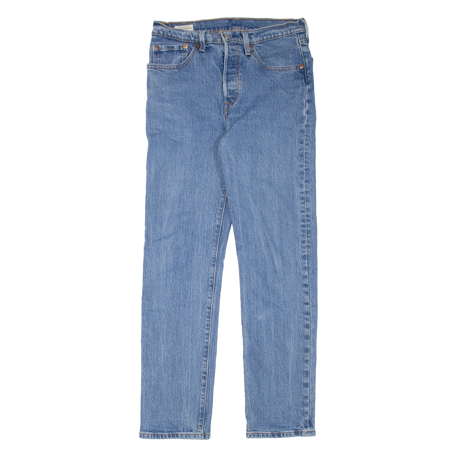 LEVI'S 501 BIG E Jeans Womens Blue Regular Straight W26 L30 Refurbished - N/A refurbished available on Cerqular