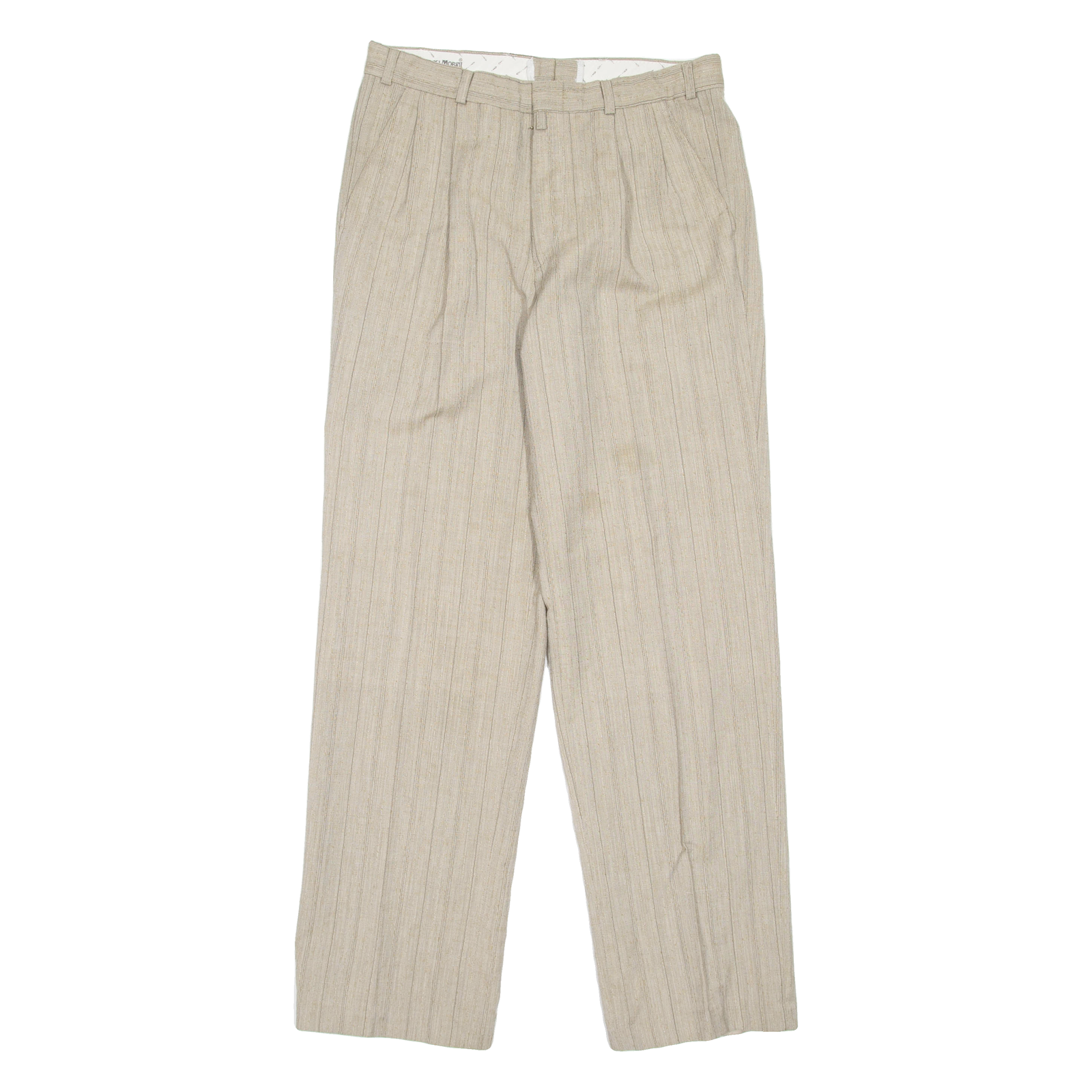 Buy LUIGI MORINI Striped Womens Trousers Beige Regular Straight W31 L31 Refurbished - $18.71 LUIGI MORINI Striped Womens Trousers Beige Regular Straight W31 L31 Refurbished - N/A refurbished available on Cerqular