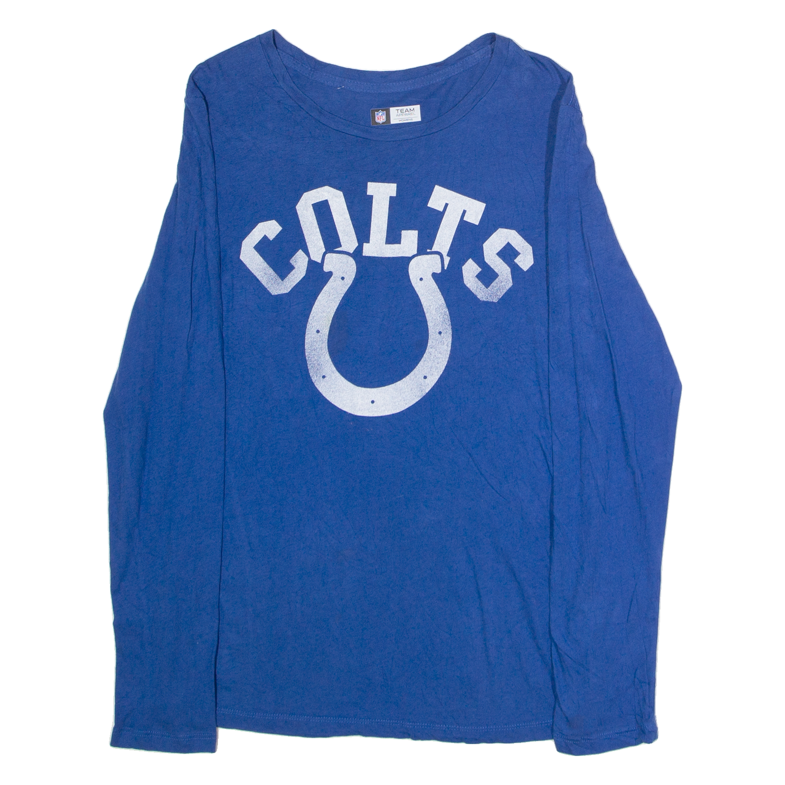 NFL Indianapolis Colts Womens T-Shirt Blue Long Sleeve USA Crew Neck L Refurbished - N/A refurbished available on Cerqular