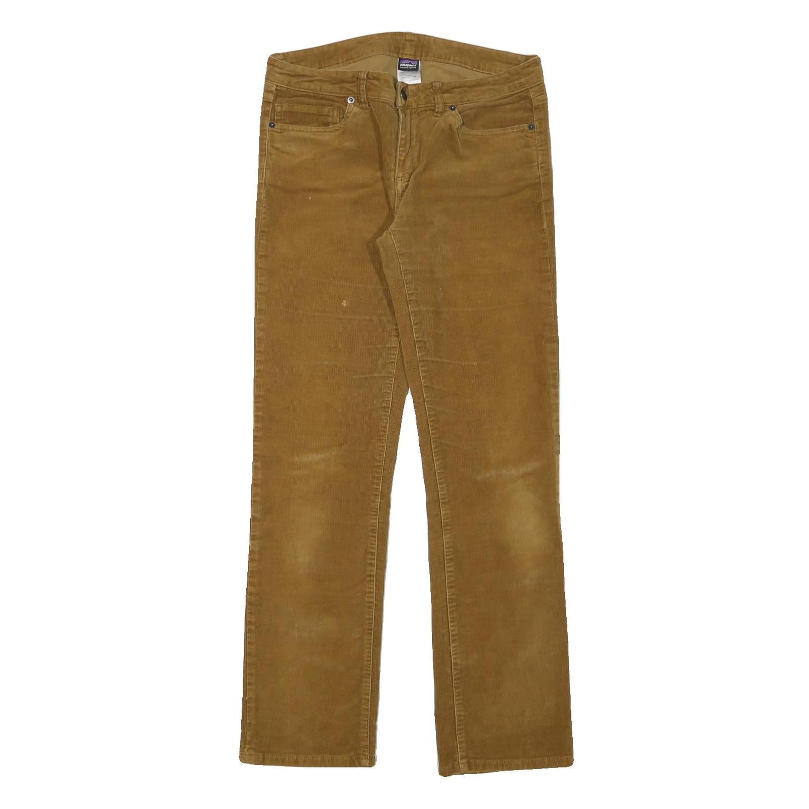 PATAGONIA Womens Cotton Blend Brown Regular Straight Trousers W30 L30 Outdoor Refurbished - N/A refurbished available on Cerqular