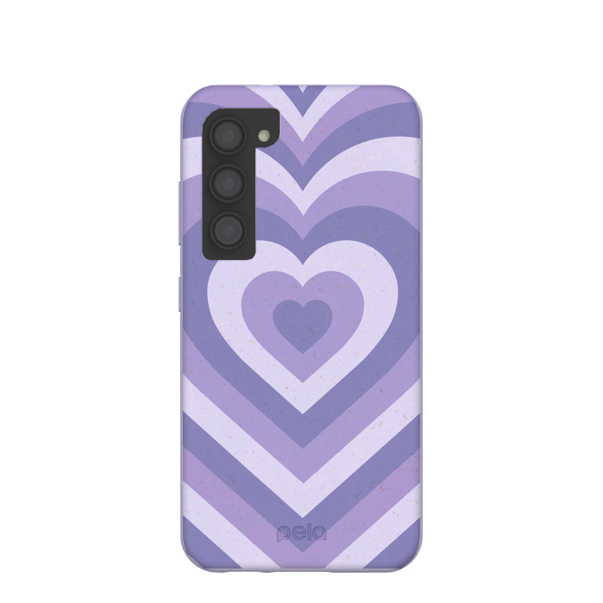 Lavender Power Hearts Samsung Galaxy S23 Case Refurbished - Pela Case refurbished available on Cerqular