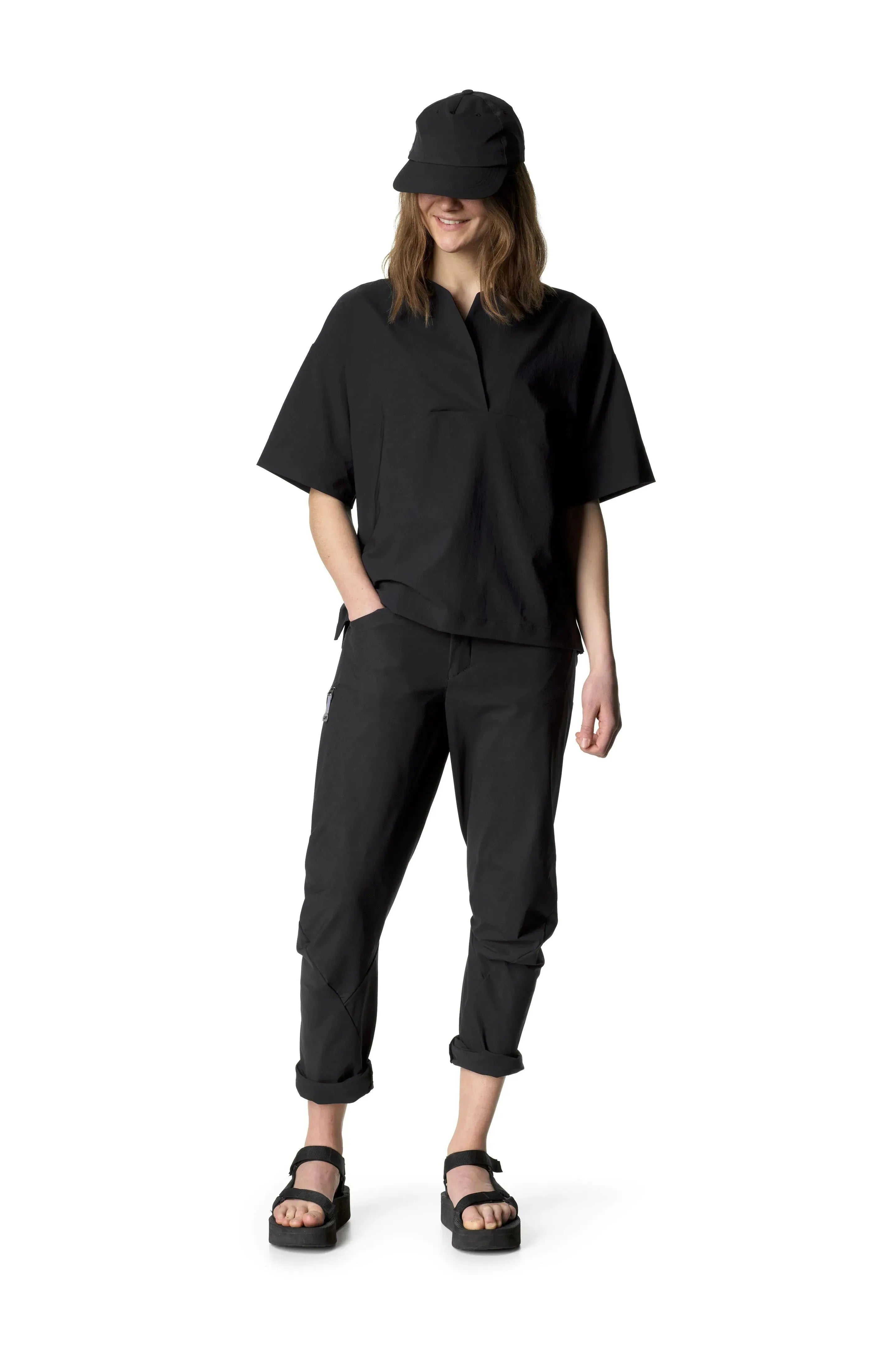 W's Cosmo Top | Color: true black | Size: XS Refurbished - Houdini Sportswear refurbished available on Cerqular