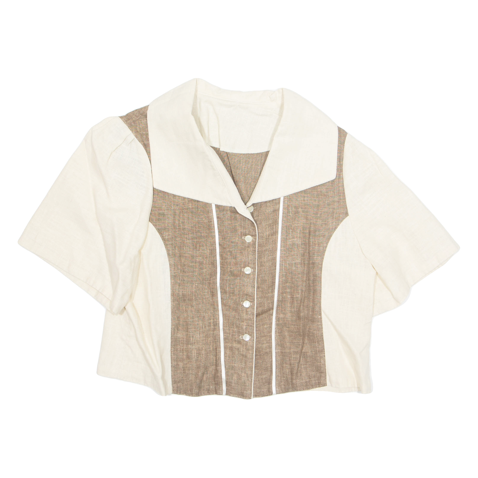 Buy Womens Blouse Brown V-Neck M Refurbished - $16.89 Womens Blouse Brown V-Neck M Refurbished - N/A refurbished available on Cerqular