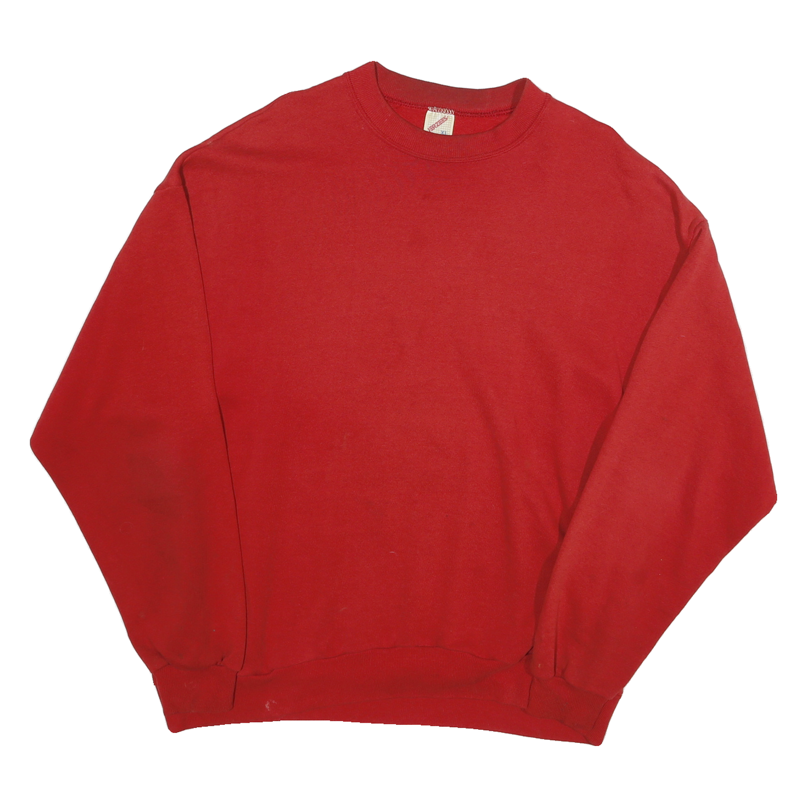 Buy JERZEES Mens Red Crew Neck XL Plain Cotton Blend Sweatshirt Pullover Refurbished - $20.79 JERZEES Mens Red Crew Neck XL Plain Cotton Blend Sweatshirt Pullover Refurbished - N/A refurbished available on Cerqular