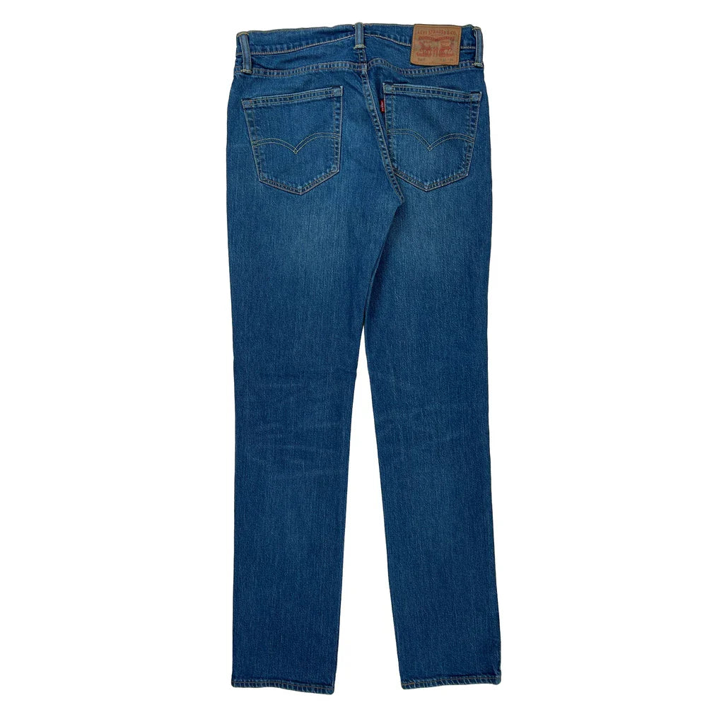 Levis Jeans - 32W 34L Blue Cotton Refurbished - Thrifted (note: this is a term often used to describe second- refurbished available on Cerqular