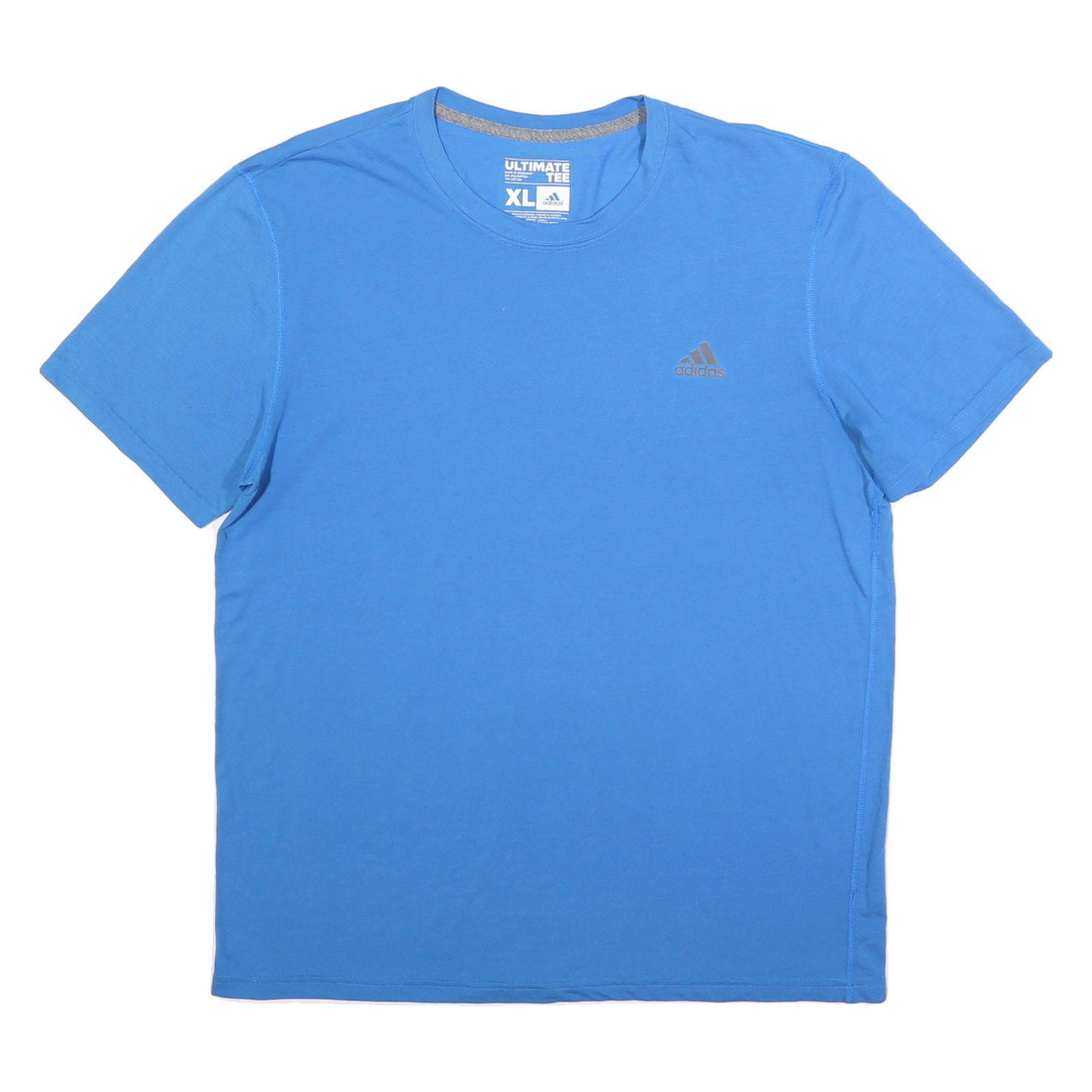 ADIDAS Mens Blue Graphic T-Shirt XL Short Sleeve Crew Neck Sportswear Casual Refurbished - N/A refurbished available on Cerqular