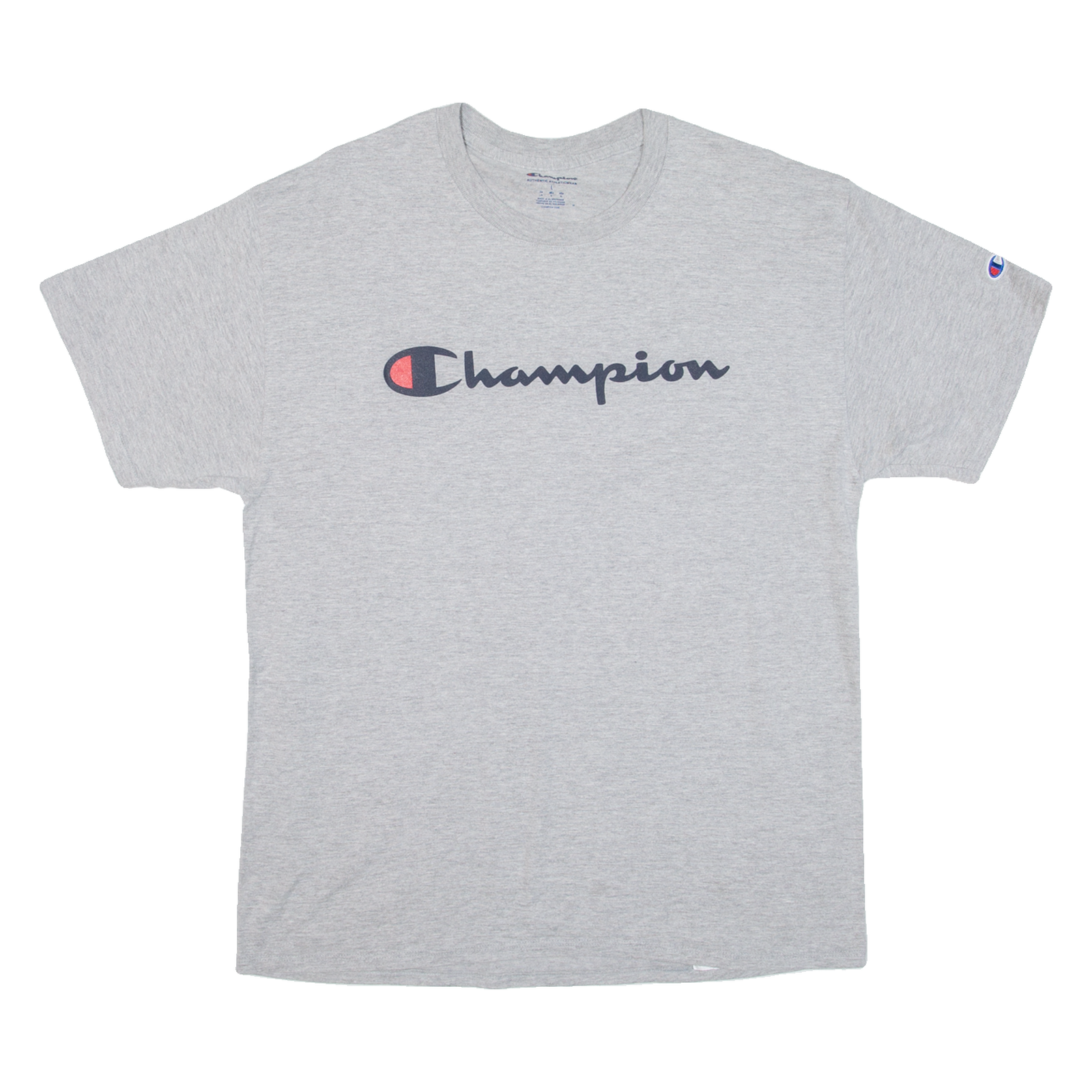 CHAMPION Mens T-Shirt Grey L Refurbished - N/A refurbished available on Cerqular
