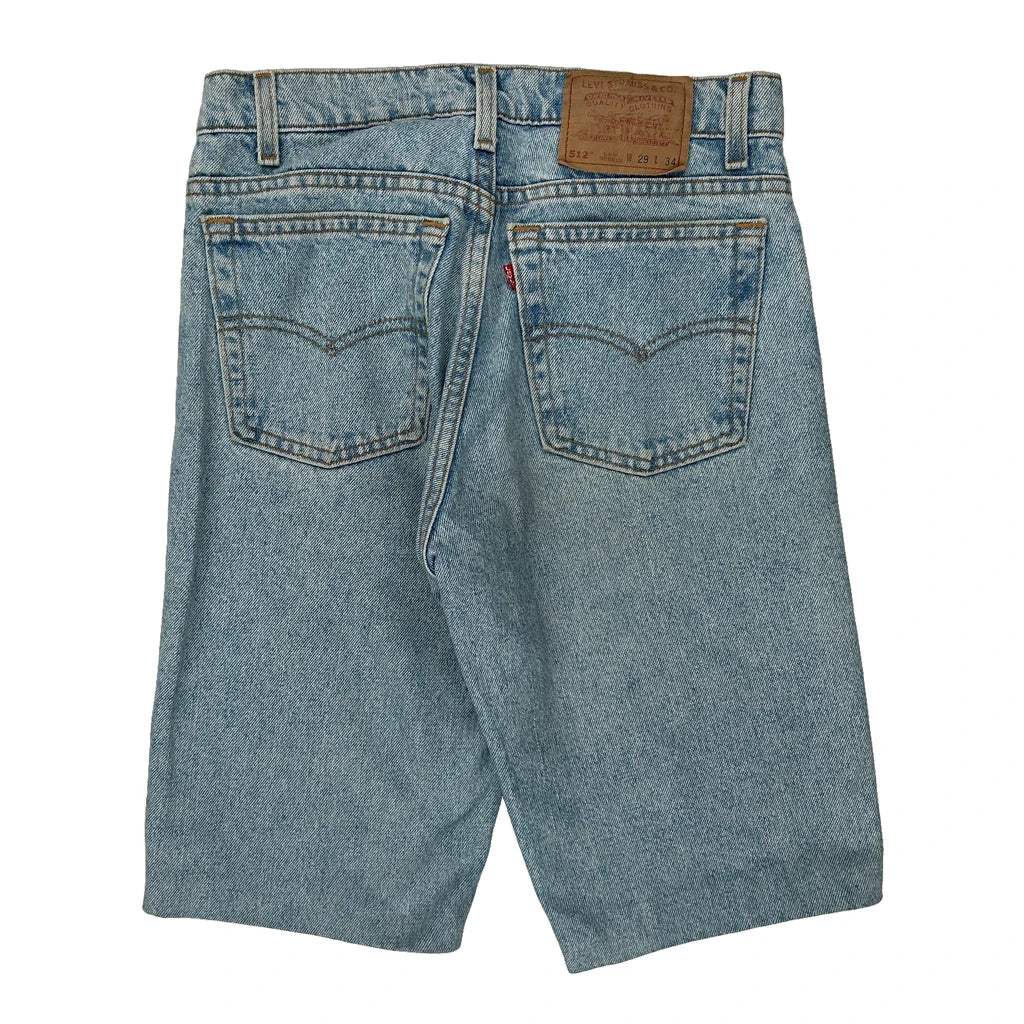 Buy Levis Slim Fit Denim Shorts - 29W 11L Light Wash Cotton Refurbished - $44.54 Levis Slim Fit Denim Shorts - 29W 11L Light Wash Cotton Refurbished - Thrifted (note: this is a term often used to describe second- refurbished available on Cerqular