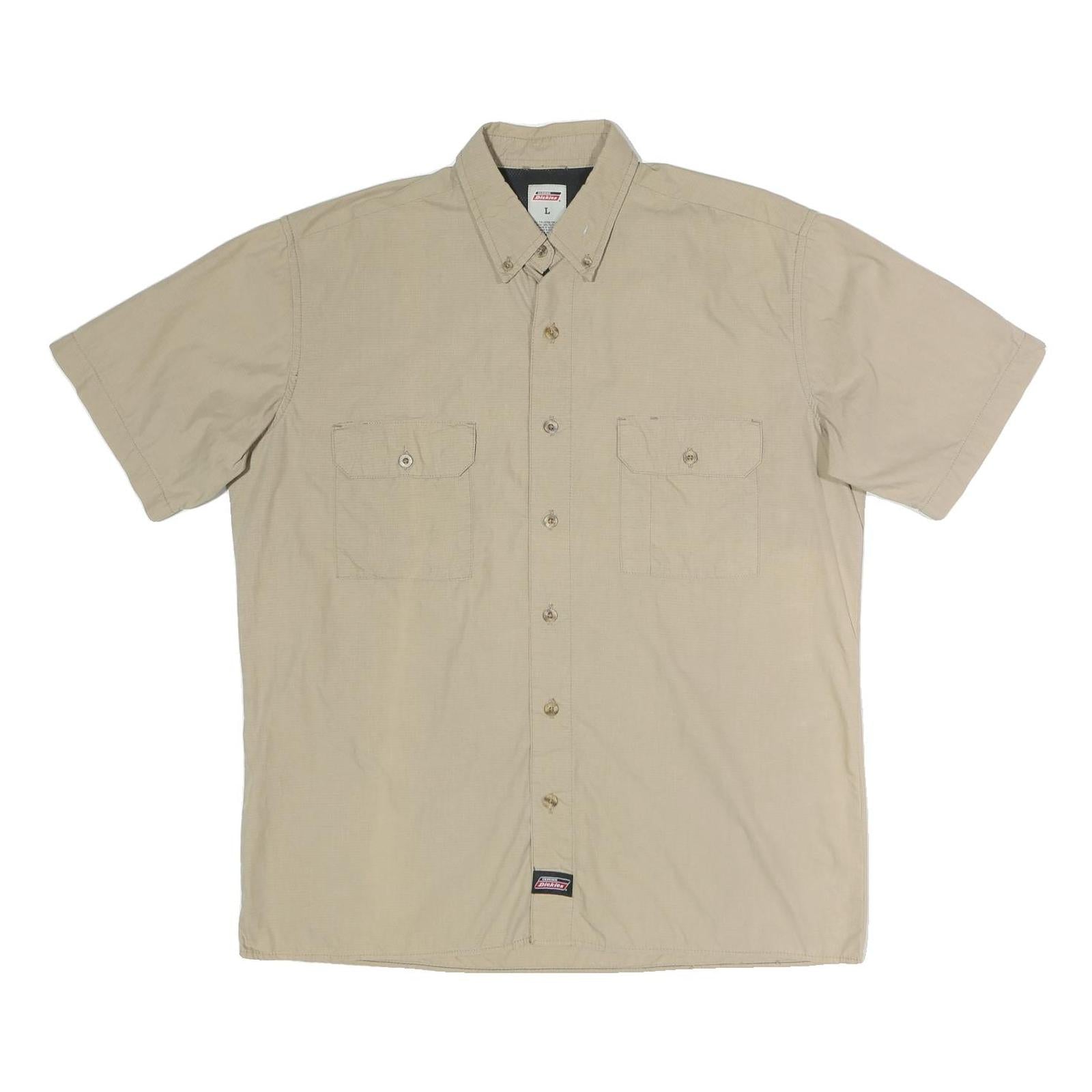 Buy DICKIES Mens Beige Cotton Blend Work Shirt L Button Pocket Casual Refurbished - $35.09 DICKIES Mens Beige Cotton Blend Work Shirt L Button Pocket Casual Refurbished - N/A refurbished available on Cerqular