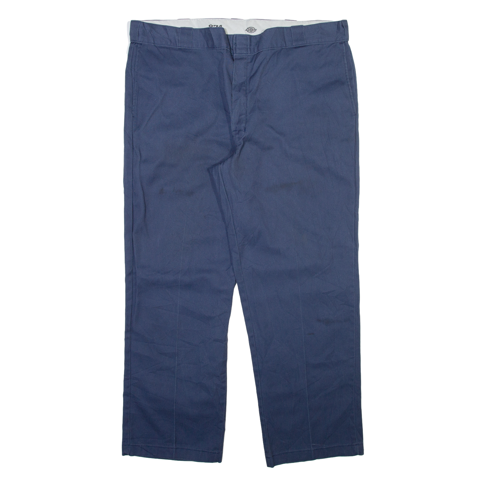 DICKIES 874 Workwear Mens Trousers Blue Regular Straight W42 L30 Refurbished - N/A refurbished available on Cerqular