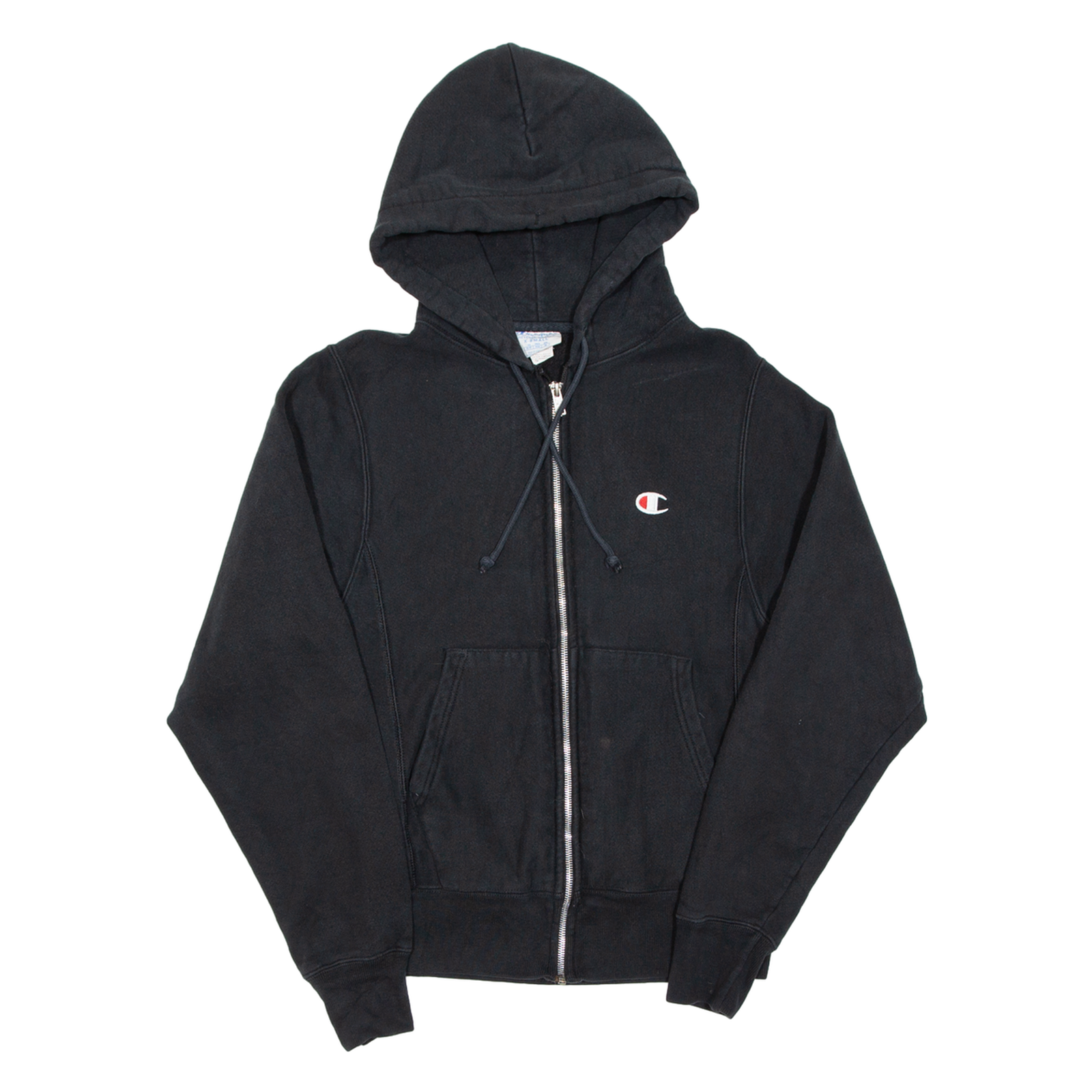 CHAMPION REVERSE WEAVE Womens Black Hoodie Full Zip XS Refurbished - N/A refurbished available on Cerqular