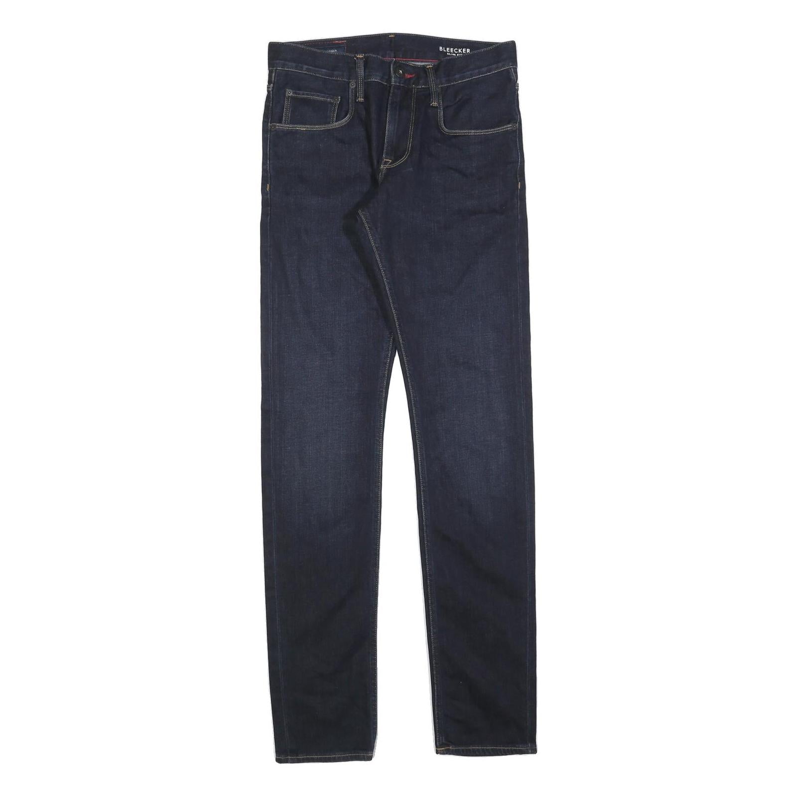TOMMY HILFIGER Mens Jeans Blue Slim Skinny Denim Dark W30 L34 Stylish Fit Refurbished - N/A refurbished available on Cerqular