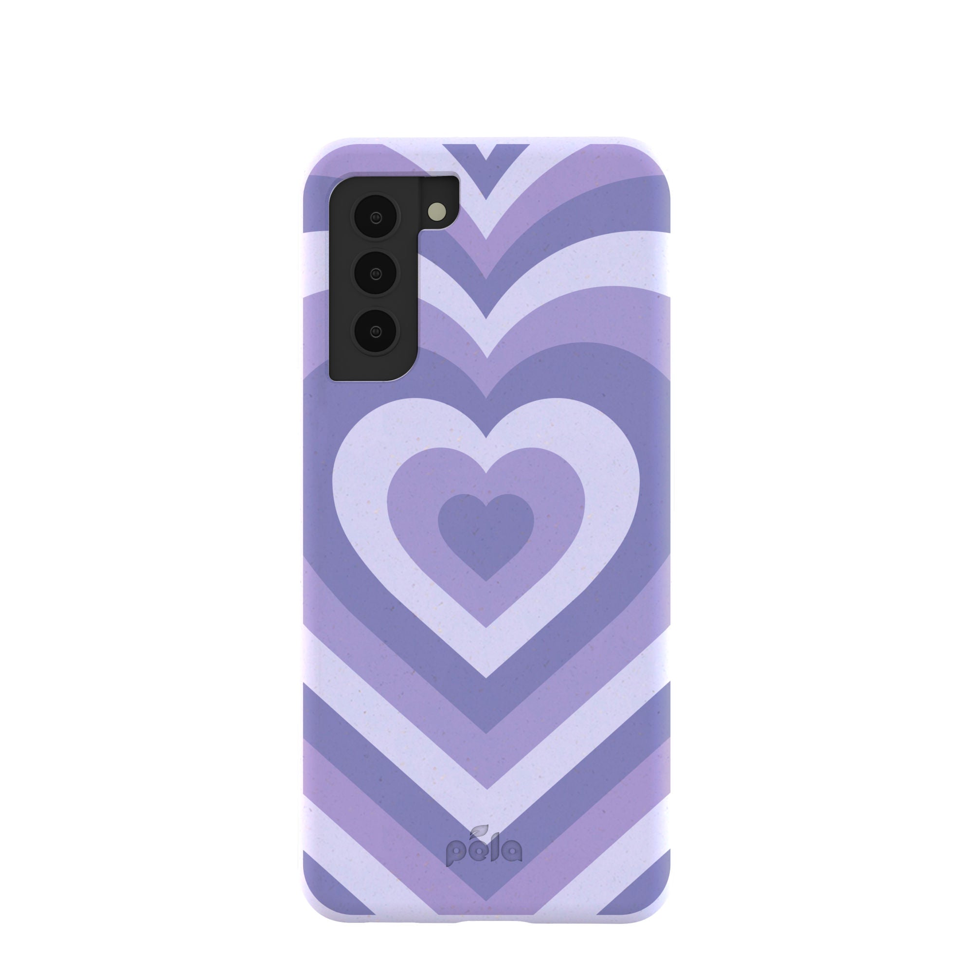 Lavender Power Hearts Samsung Galaxy S21 Case Refurbished - Pela Case refurbished available on Cerqular
