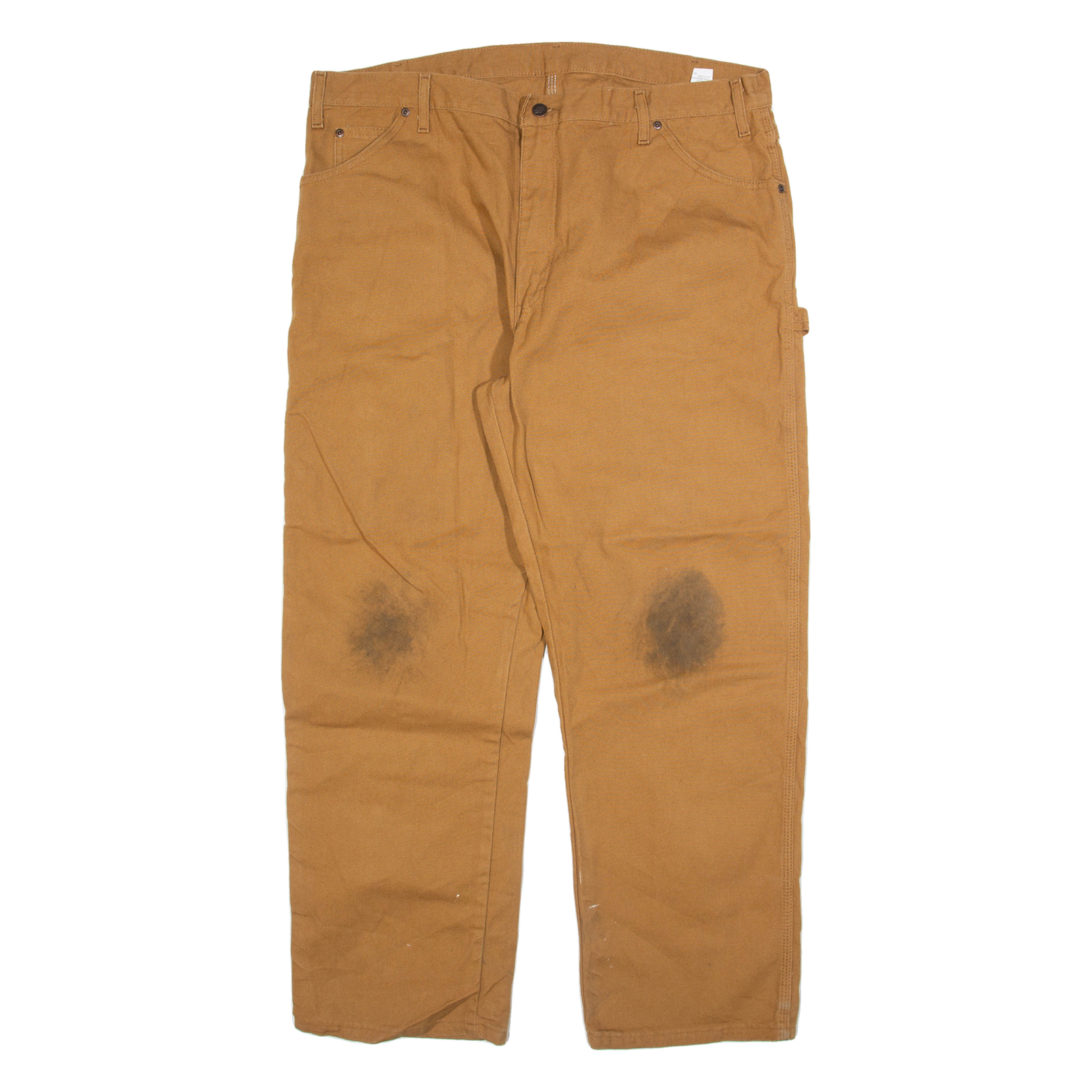 DICKIES Carpenter Mens Trousers Beige Relaxed Straight W40 L30 Refurbished - N/A refurbished available on Cerqular