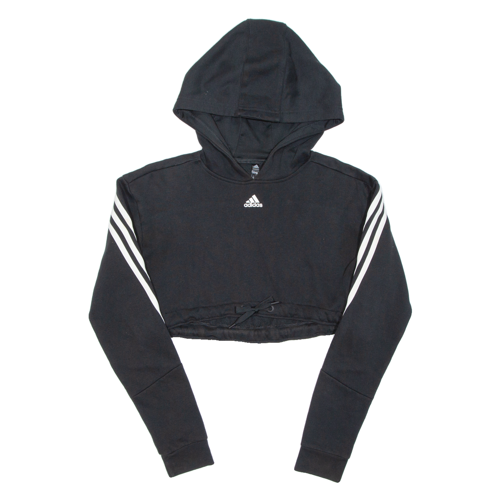 ADIDAS Cropped Womens Black Hoodie XS Refurbished - N/A refurbished available on Cerqular