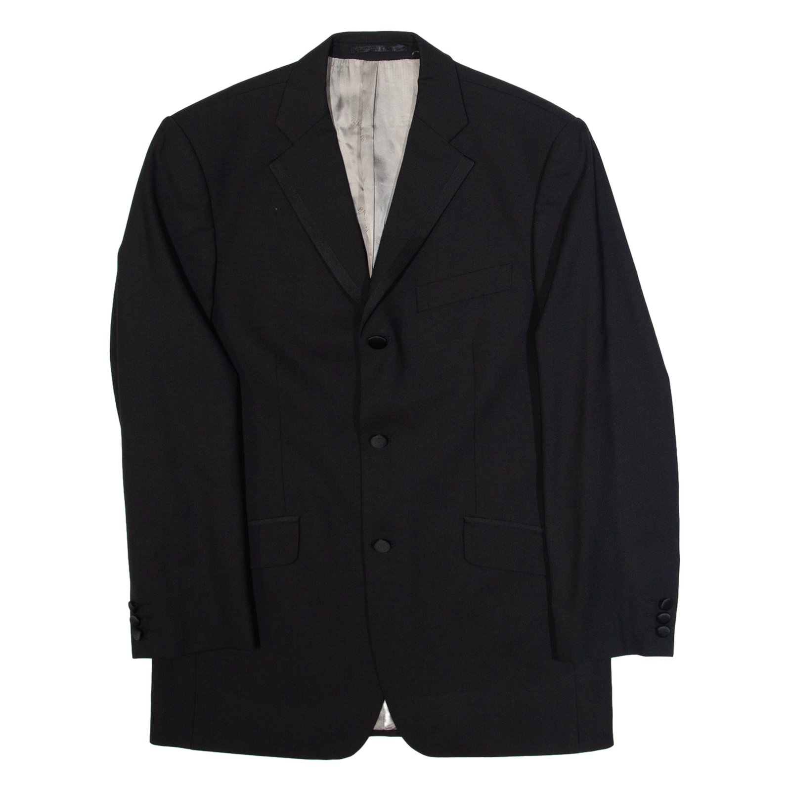 BALMAIN Mens Blazer Jacket Black Wool L Refurbished - N/A refurbished available on Cerqular