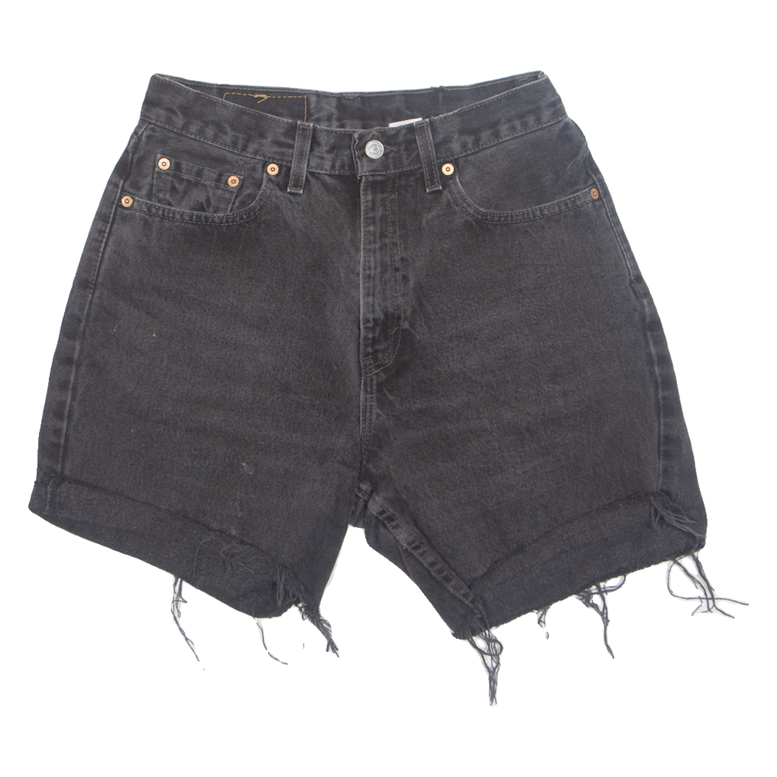 LEVI'S Cut Off 560 Womens Denim Shorts Black M W30 Refurbished - N/A refurbished available on Cerqular