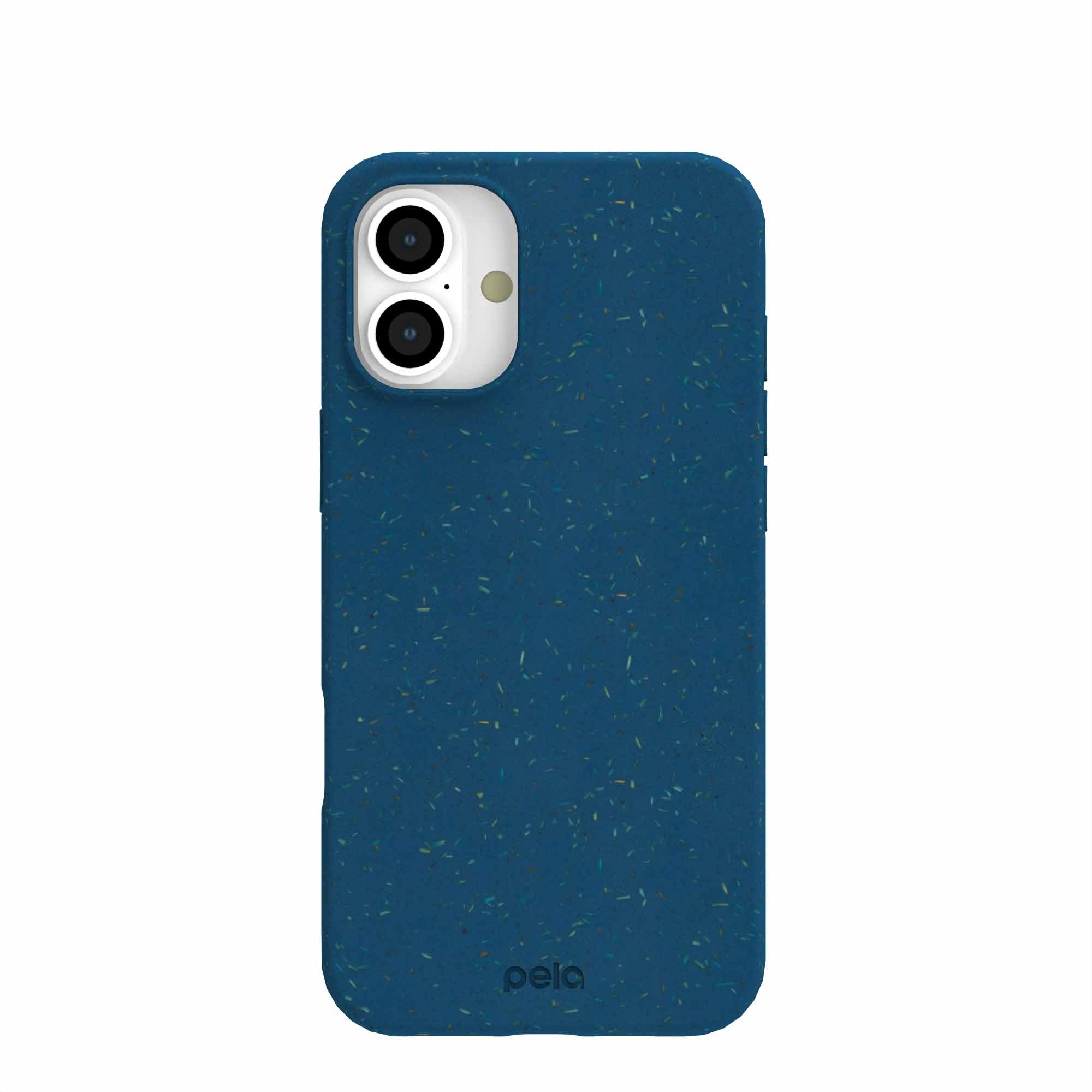 Stormy Blue iPhone 16 Plus Case Refurbished - Pela Case refurbished available on Cerqular