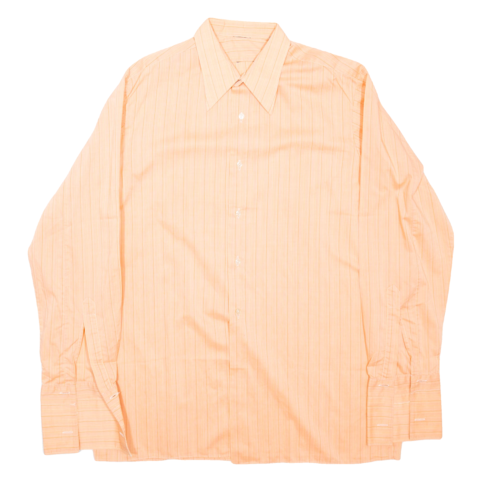 Mens Shirt Pink Striped Long Sleeve M Refurbished - N/A refurbished available on Cerqular