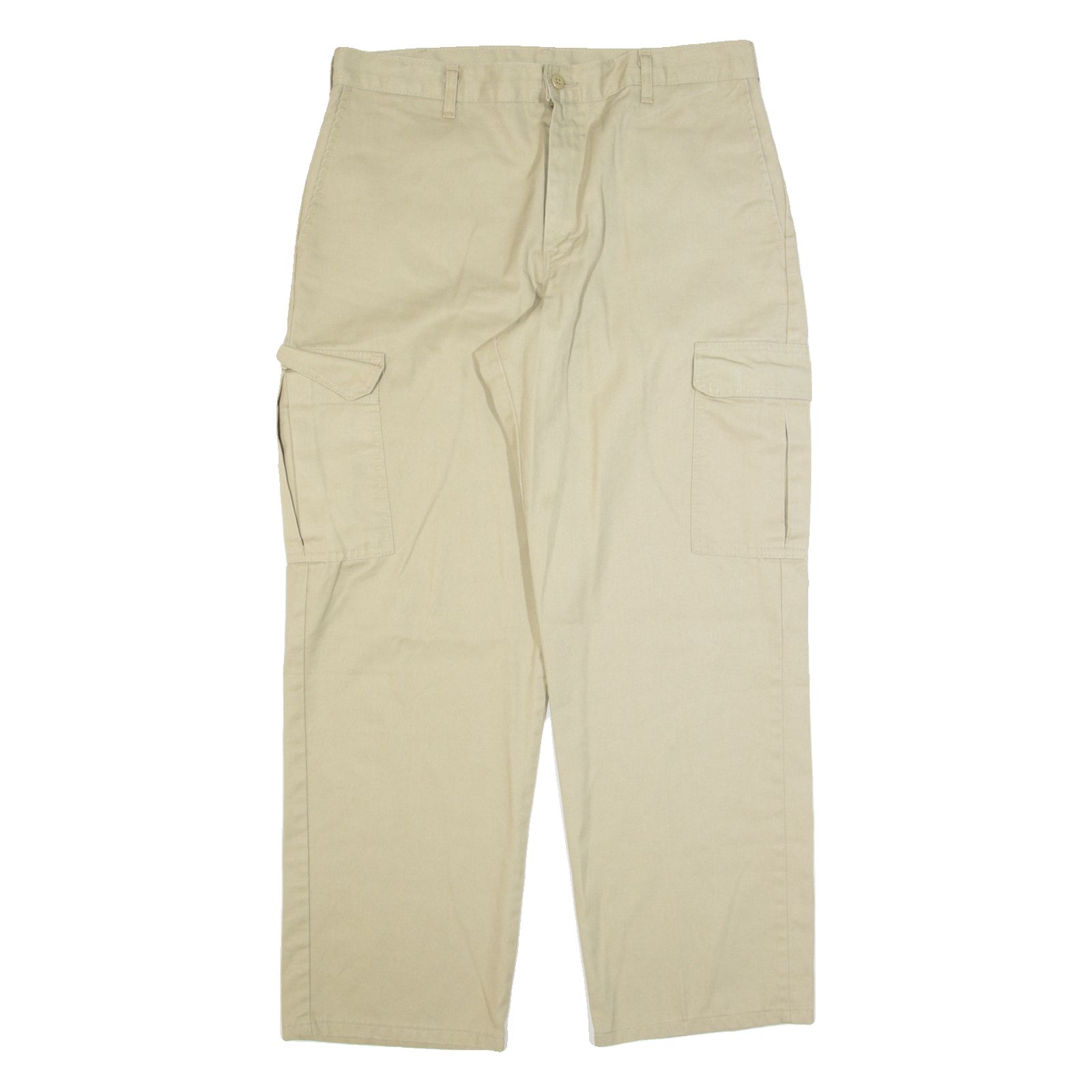 DICKIES Cargo Workwear Mens Trousers Beige Regular Straight W34 L30 Refurbished - N/A refurbished available on Cerqular