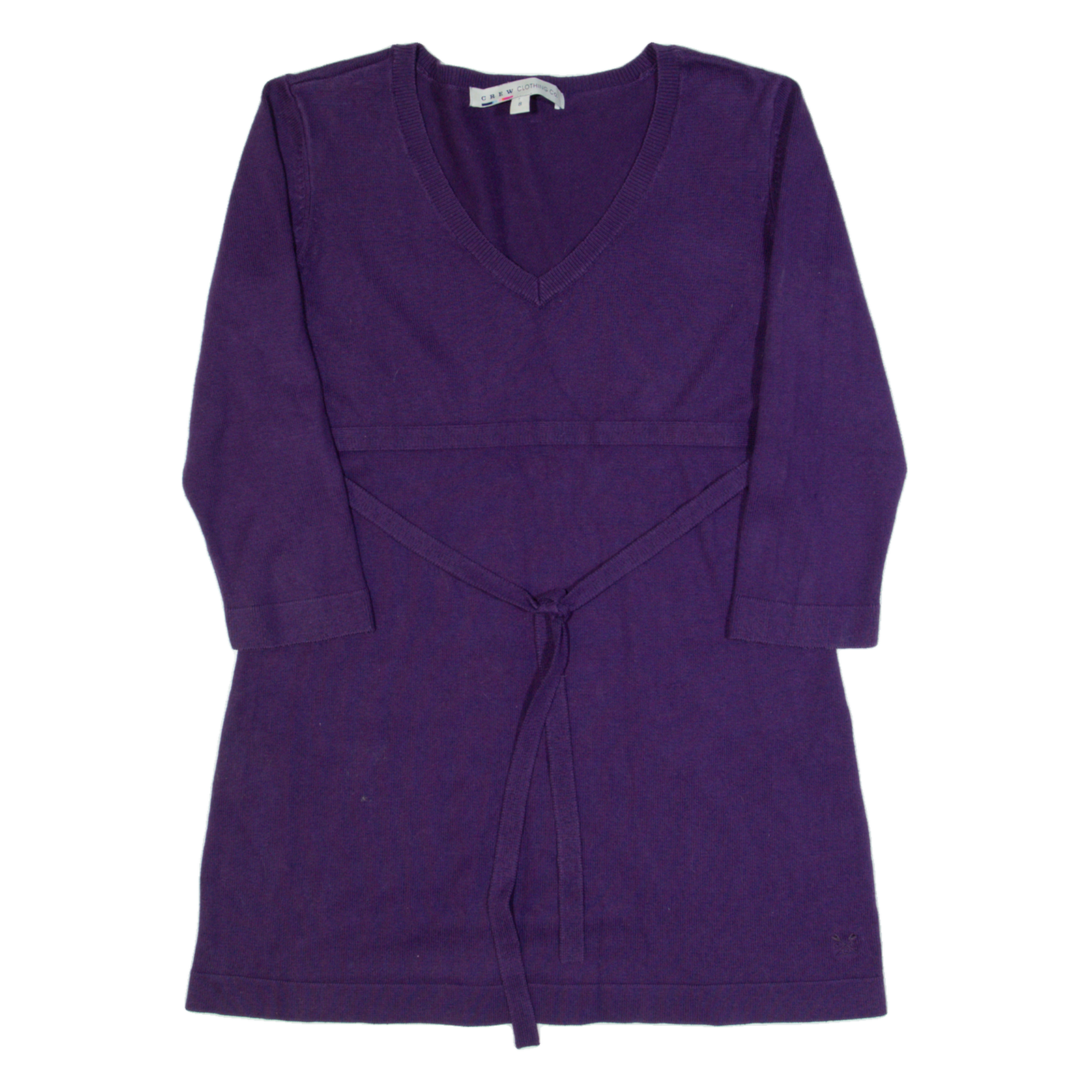 CREW CLOTHING Womens Day Dress Purple Long Sleeve Short UK 8 Refurbished - N/A refurbished available on Cerqular