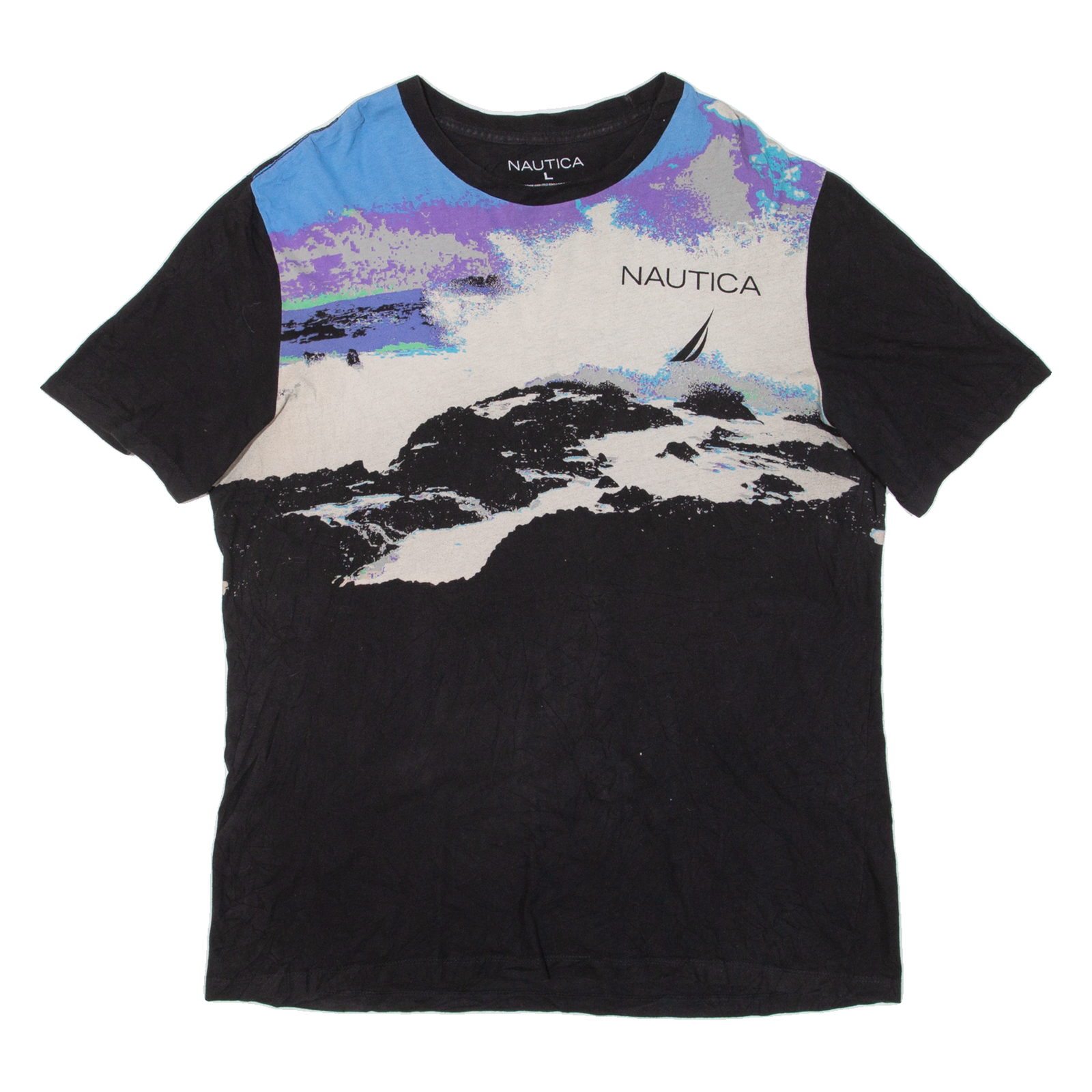 Buy NAUTICA Mens T-Shirt Black L Refurbished - $18.19 NAUTICA Mens T-Shirt Black L Refurbished - N/A refurbished available on Cerqular